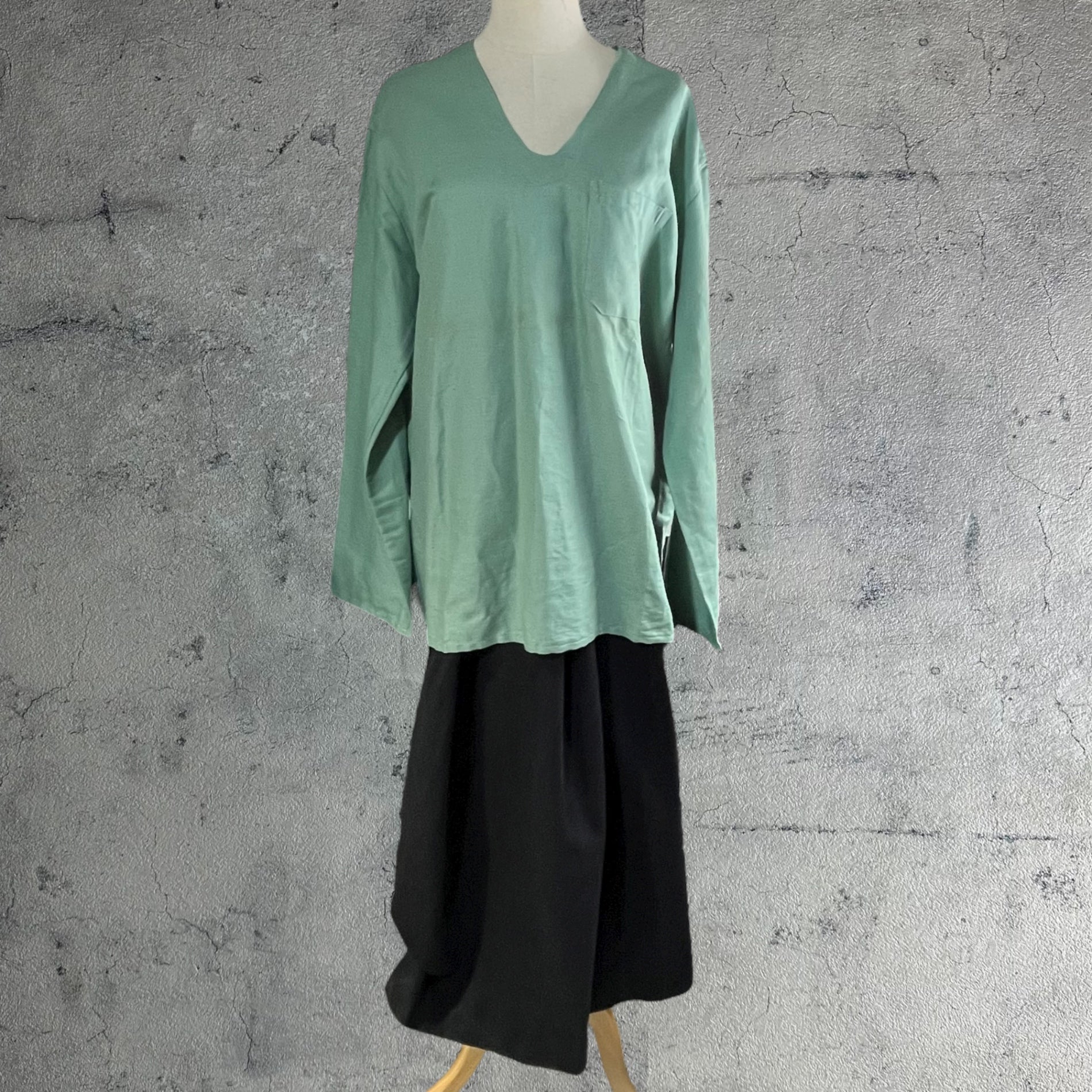 VINTAGE(ヴィンテージ) 90's surgical smock サージカルスモック 90年代 48(L程度) グリーン ミリタリーアイテム