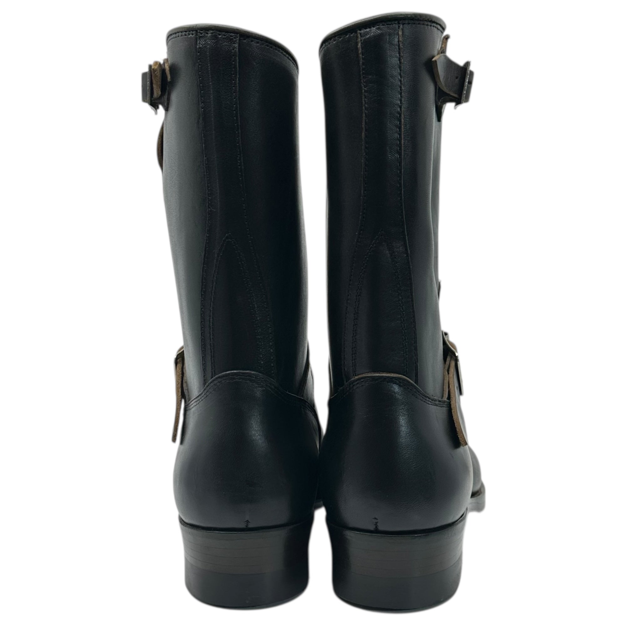 JELADO the BOOTED(ジェラード ザ ブーテッド) Engineer Boots ”Type1” Black Horsebutt エンジニア ブーツ タイプ1 茶芯 JB94901 8 1/2(26.5cm程度) ブラック ワークブーツ レザー