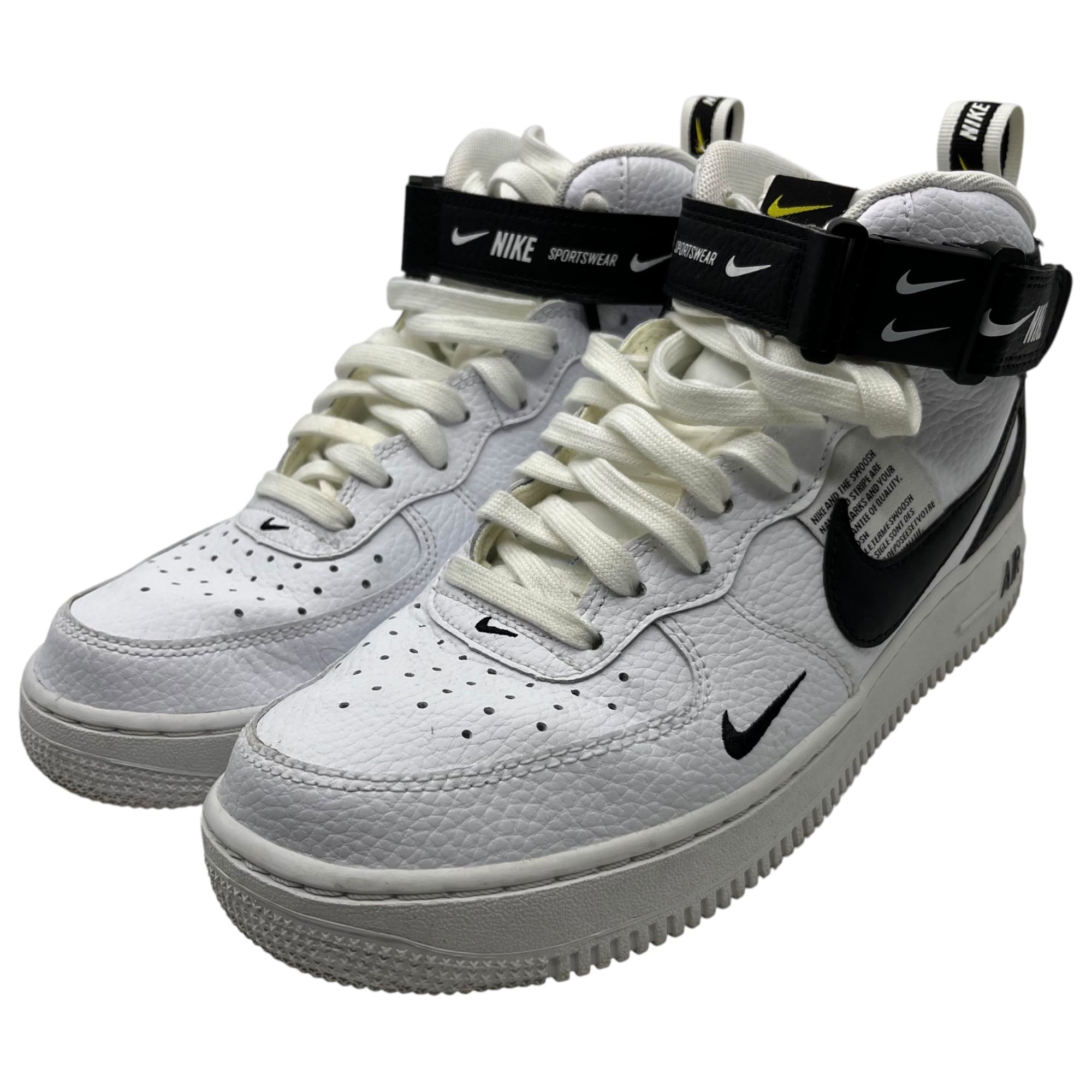 NIKE(ナイキ) AIR FORCE 1 MID '07 LV8 ナイキ エア フォース ワン ミッド '07 LV8 UTIRITY ユーティリティ 804609-103 26.0cm ホワイト 箱付