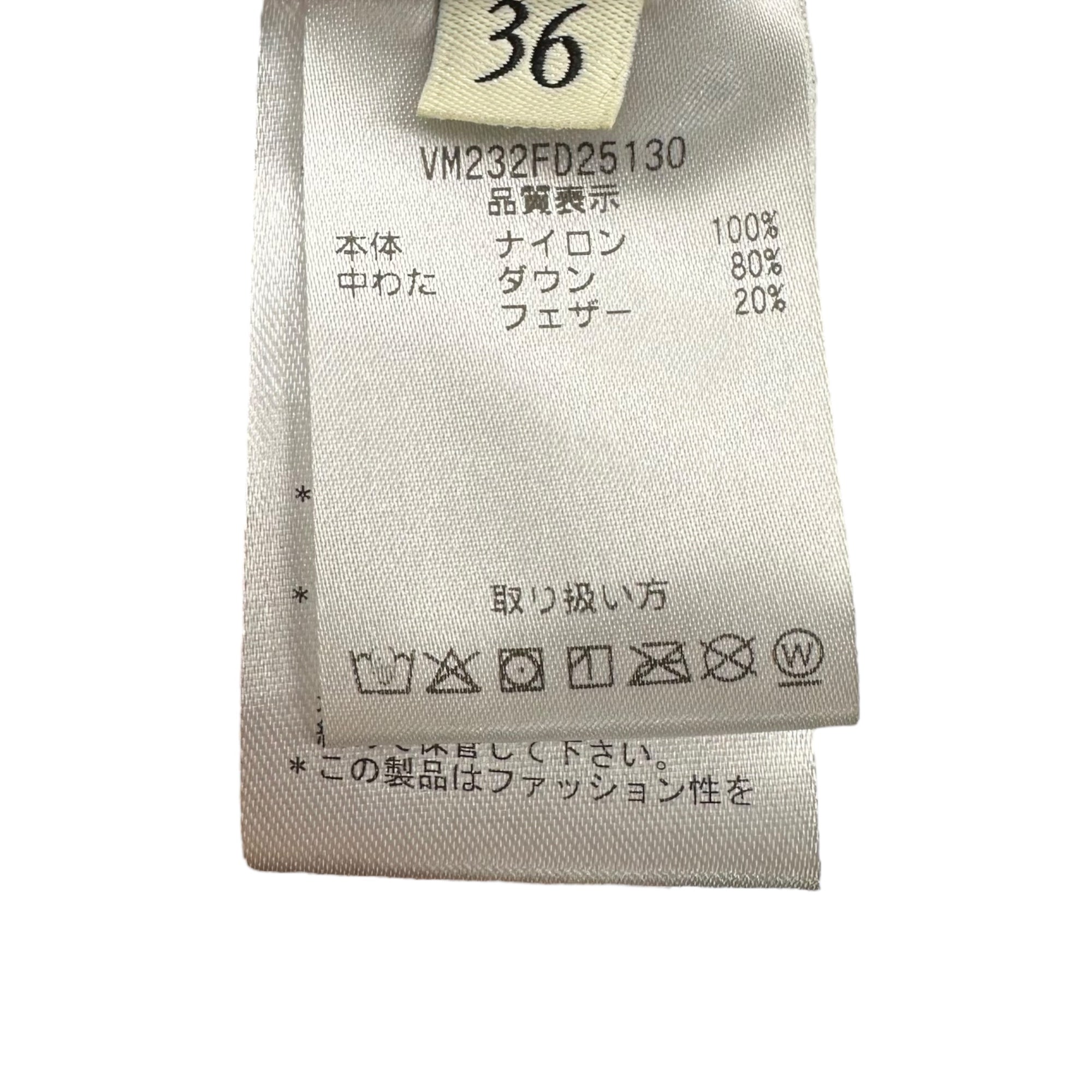 VINCENT ET MIREILLE(ヴァンソン エ ミレイユ) Recycled Down Inner Vest リサイクル ダウン インナー ベスト VM232FD25130 36(S~M程度) チャコール