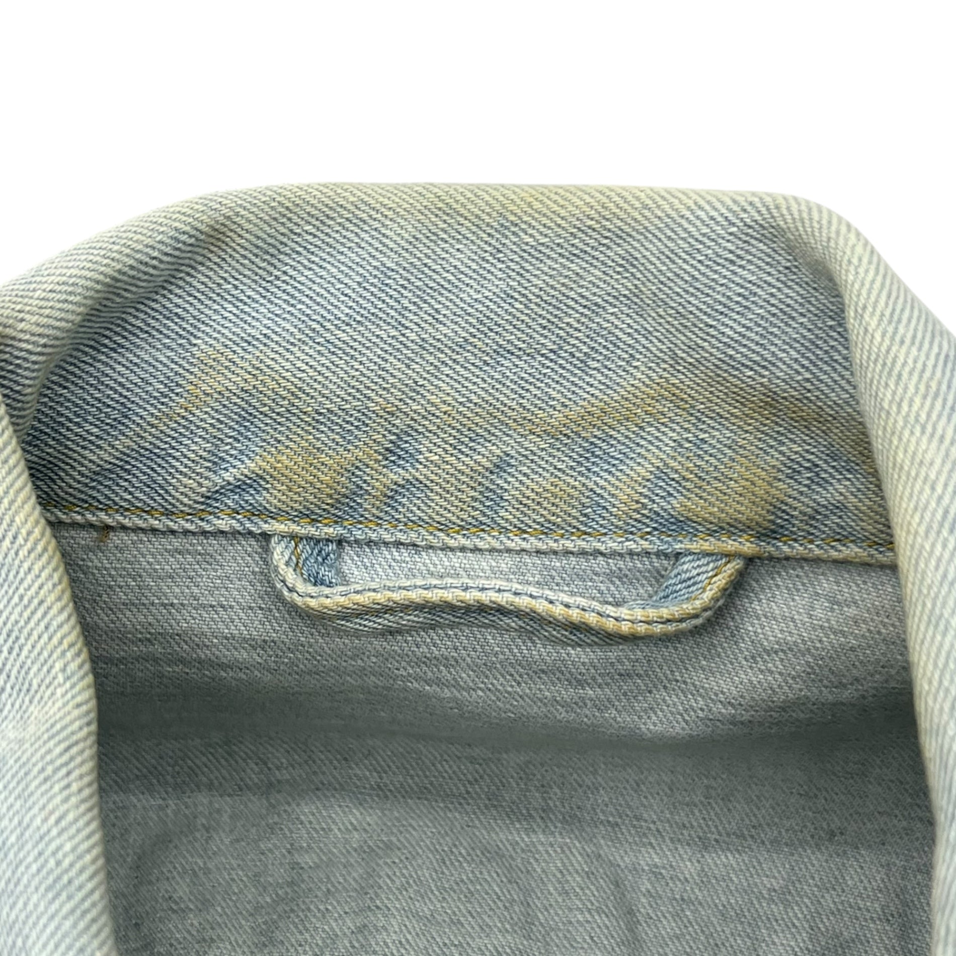 +8 PARIS ROCK(プラスエイトパリスロック) Remake back paint denim jacket リメイク バック ペイント デニム ジャケット  表記無し(FREE) ライトインディゴ