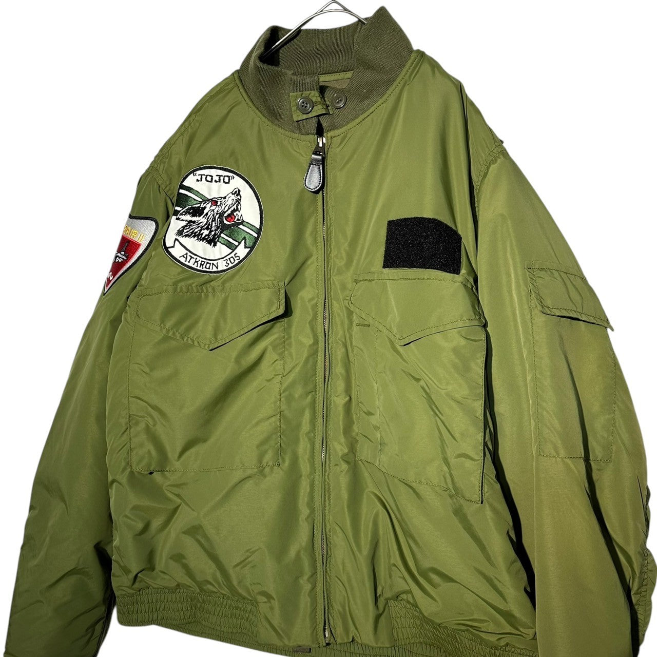 HOUSTON(ヒューストン) G-8 FLIGHT JACKET 2nd フライト ジャケット 55090 42(L) オリーブ ゴンズ ミリタリー