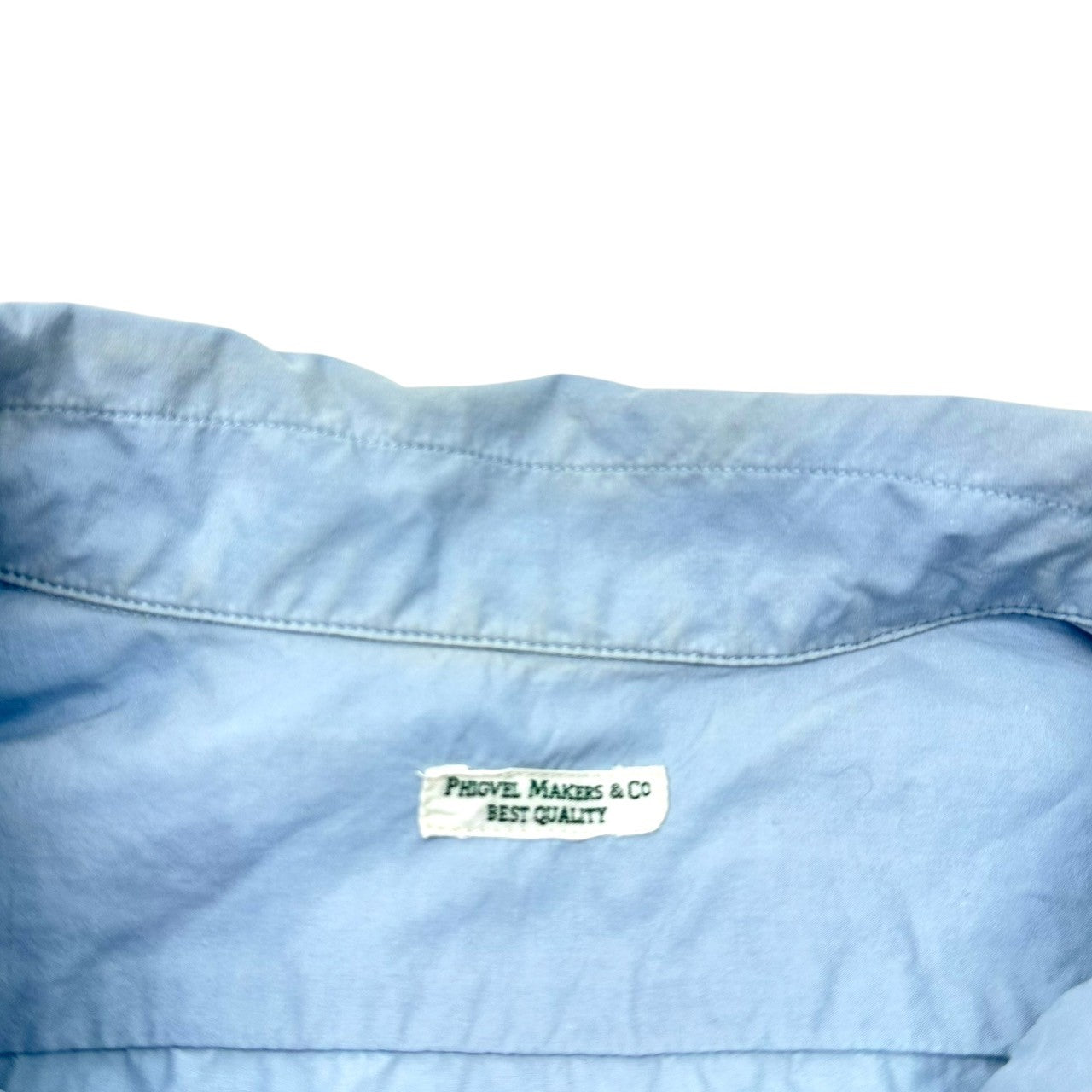 PHIGVEL(フィグベル) Snap button S/S shirt スナップ ボタン 半袖 シャツ PMAH-SS04 2(M程度) ブルー