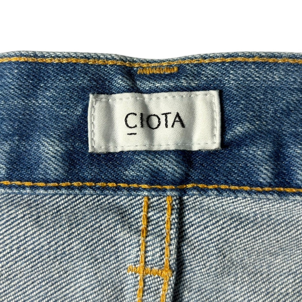 CIOTA(シオタ) 本藍 スビンコットン 13,5oz ストレート デニム パンツ PTM-1STB-NIMBL 30 インディゴ M BLUE ジーンズ