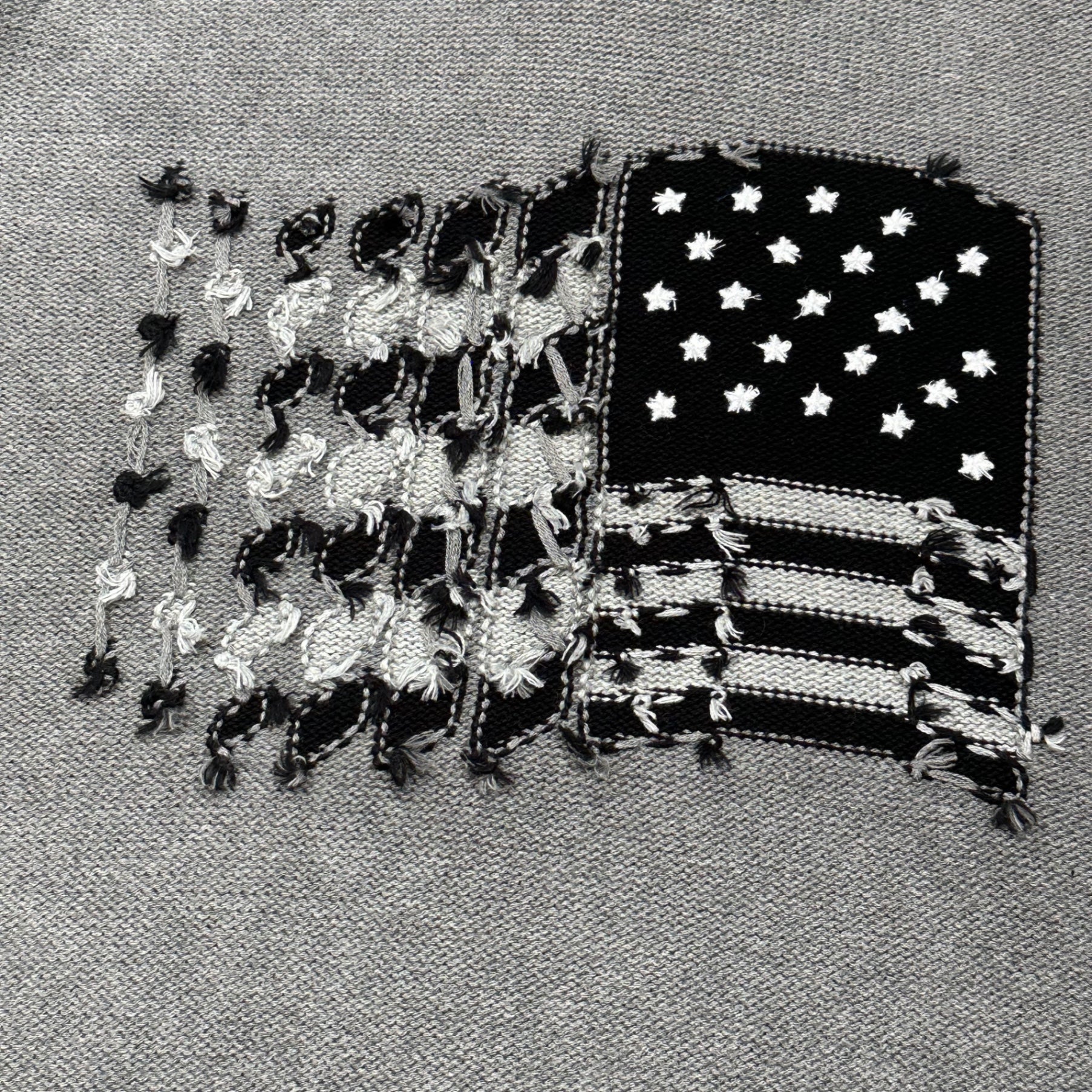 DAIRIKU(ダイリク) 23AW America Knit Hoodie アメリカ ニット フーディー パーカー ニット 23AW K-11 FREE グレー