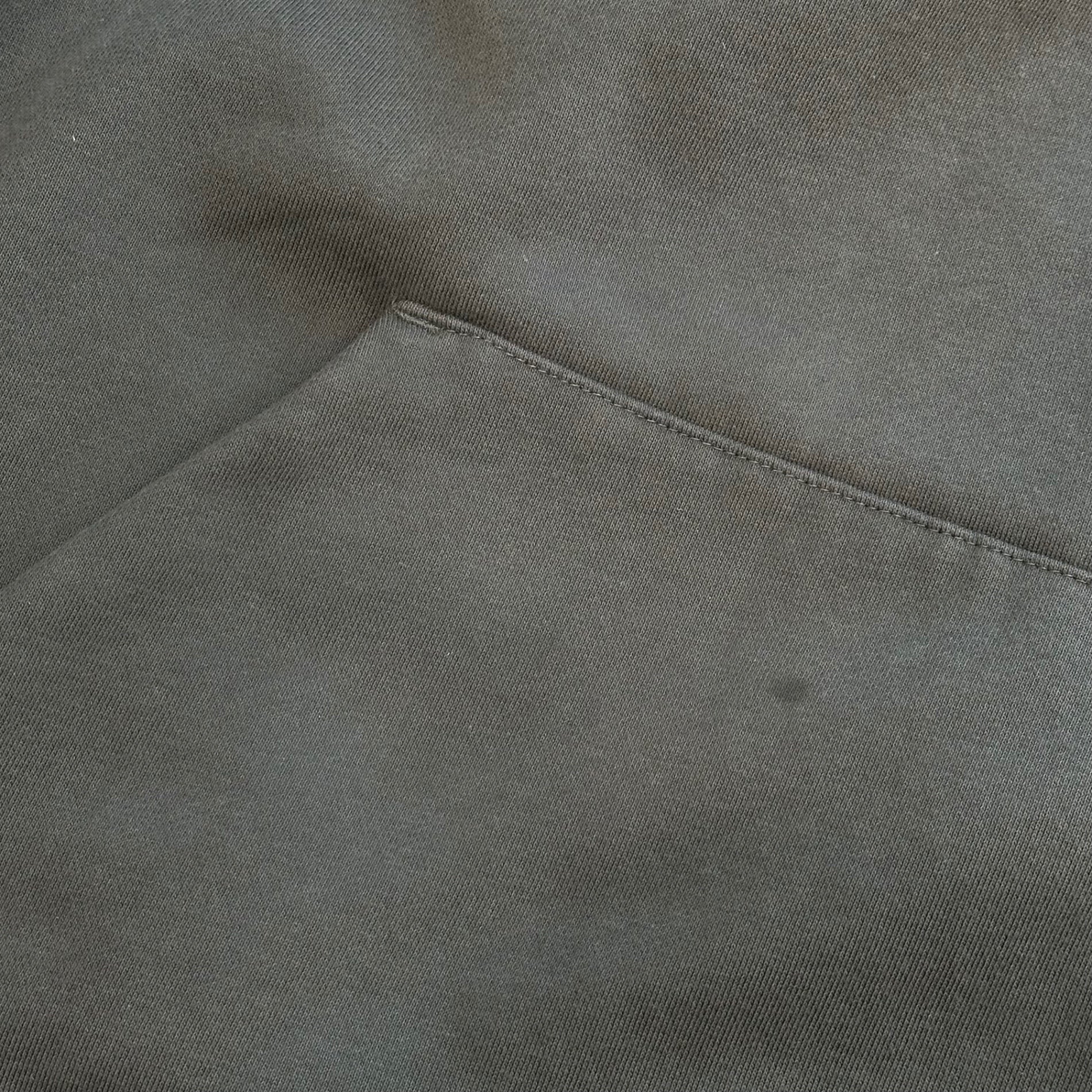 YEEZY×GAP(イージー×ギャップ) Dove Hoodie ロゴ プリント パーカー XL グレー ショート丈