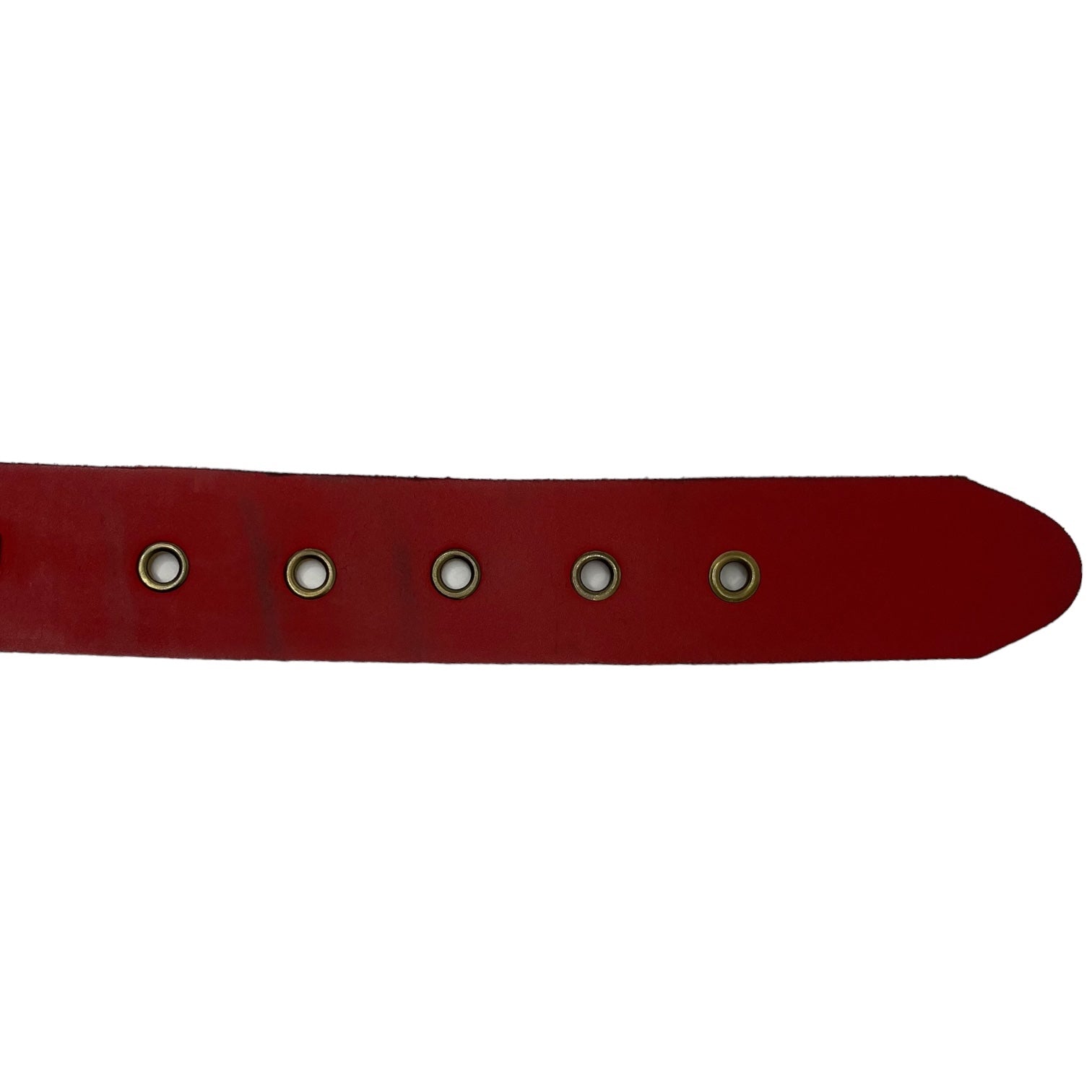 WENDY'S(ウェンディーズ) scale studded belt 鱗スタッズ ベルト レッド