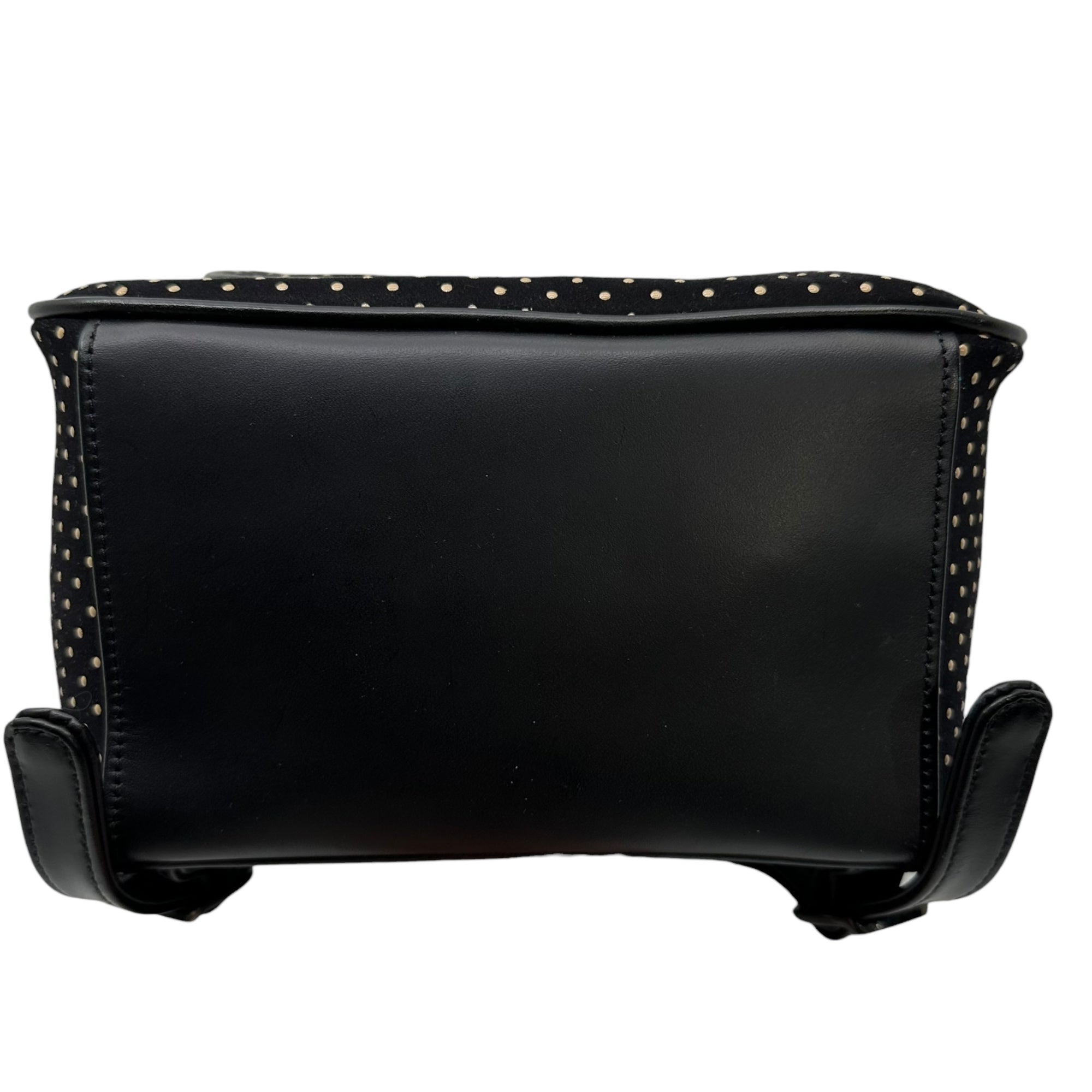 INDENYA(印傳屋) Deer Skin Dot Pattern Mini Backpack 鹿革 ドット柄 ミニ リュック ブラック INDEN ディアスキン バッグ レザー 本革