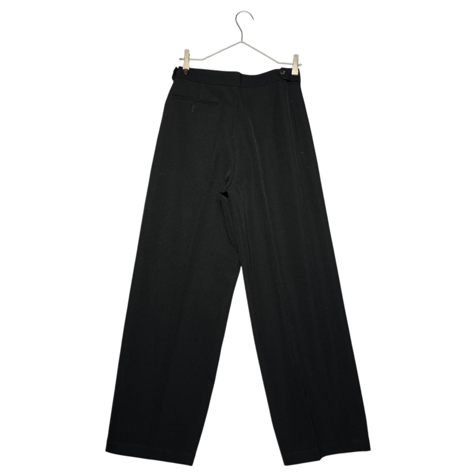 tricot COMME des GARCONS(トリココムデギャルソン) 90's wide straight slacks pants ワイド ストレート スラックス パンツ TP-08004M M ブラック AD1996