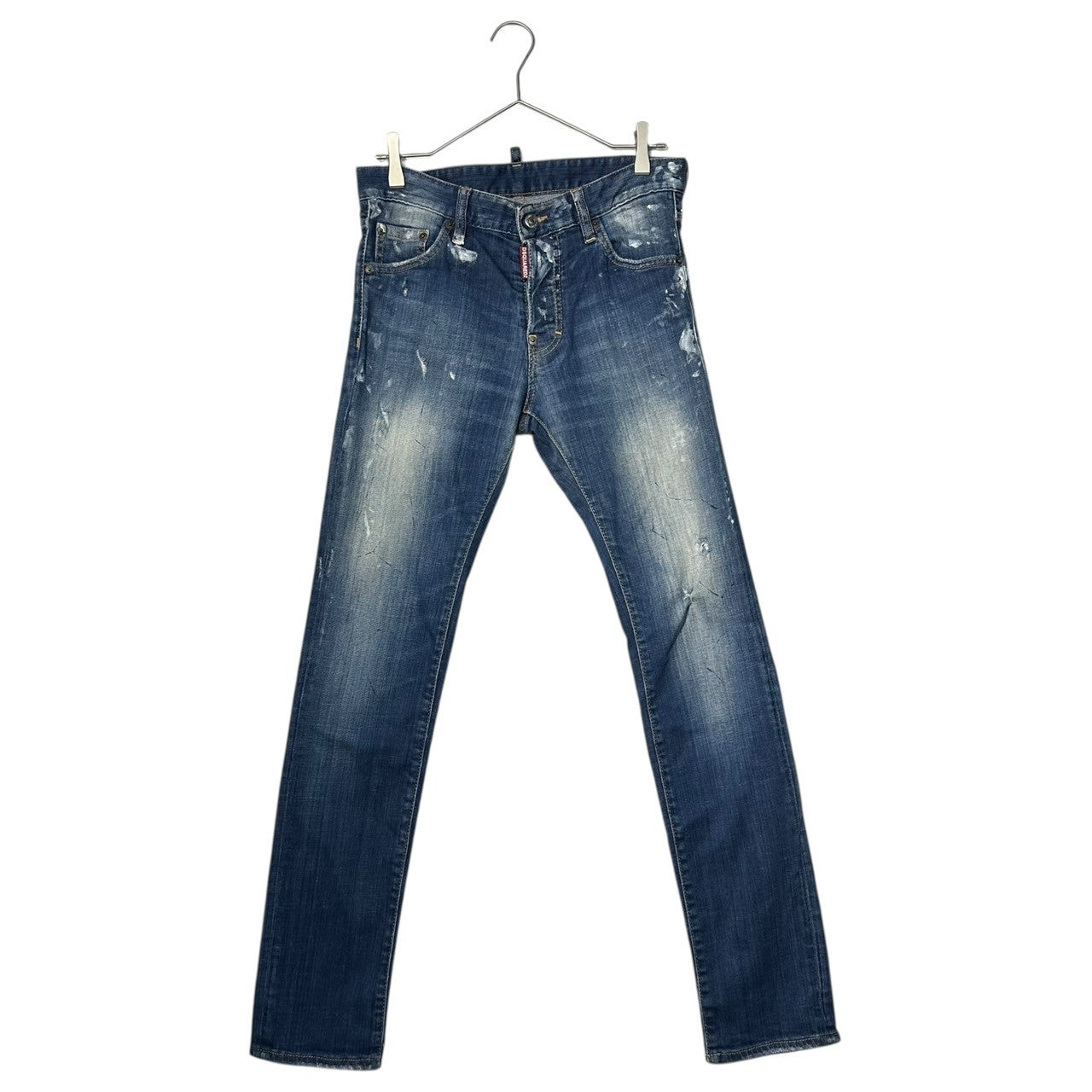 DSQUARED2(ディースクエアード) 14AW COOL GUY JEAN クール ガイ ジーンズ ダメージ加工 デニム パンツ S71LA0854 42(XS程度) インディゴ