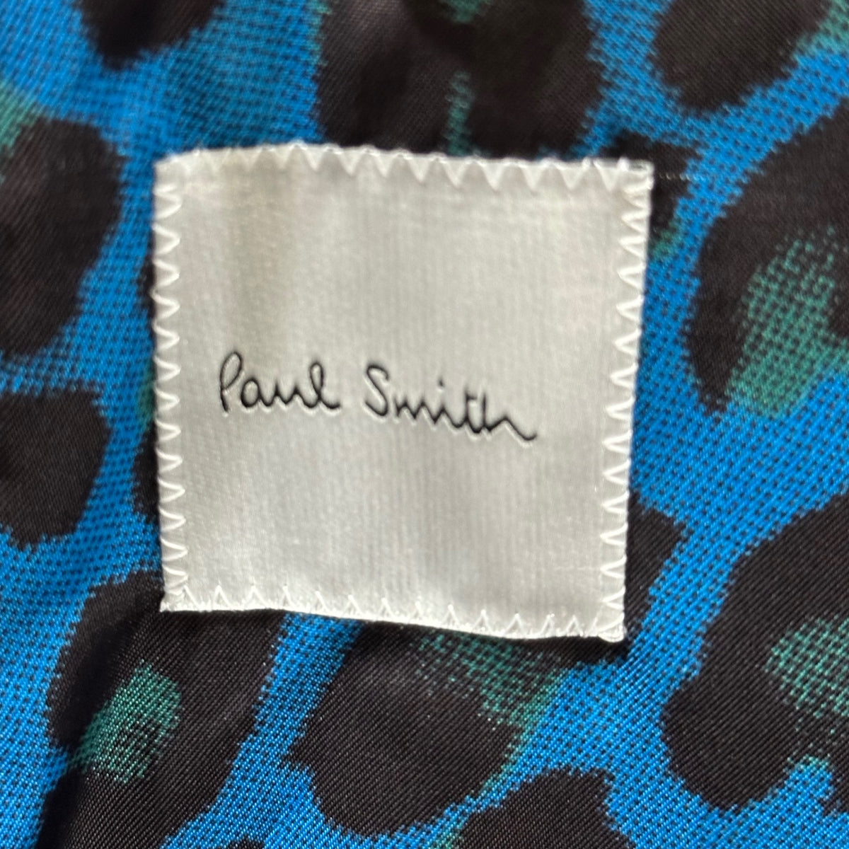 PAUL SMITH(ポールスミス) 2019AW Side-Belt Boa Chester Coat サイド ベルト ボア チェスター コート PF-IS-71439 L ブラック×ブルー 648T