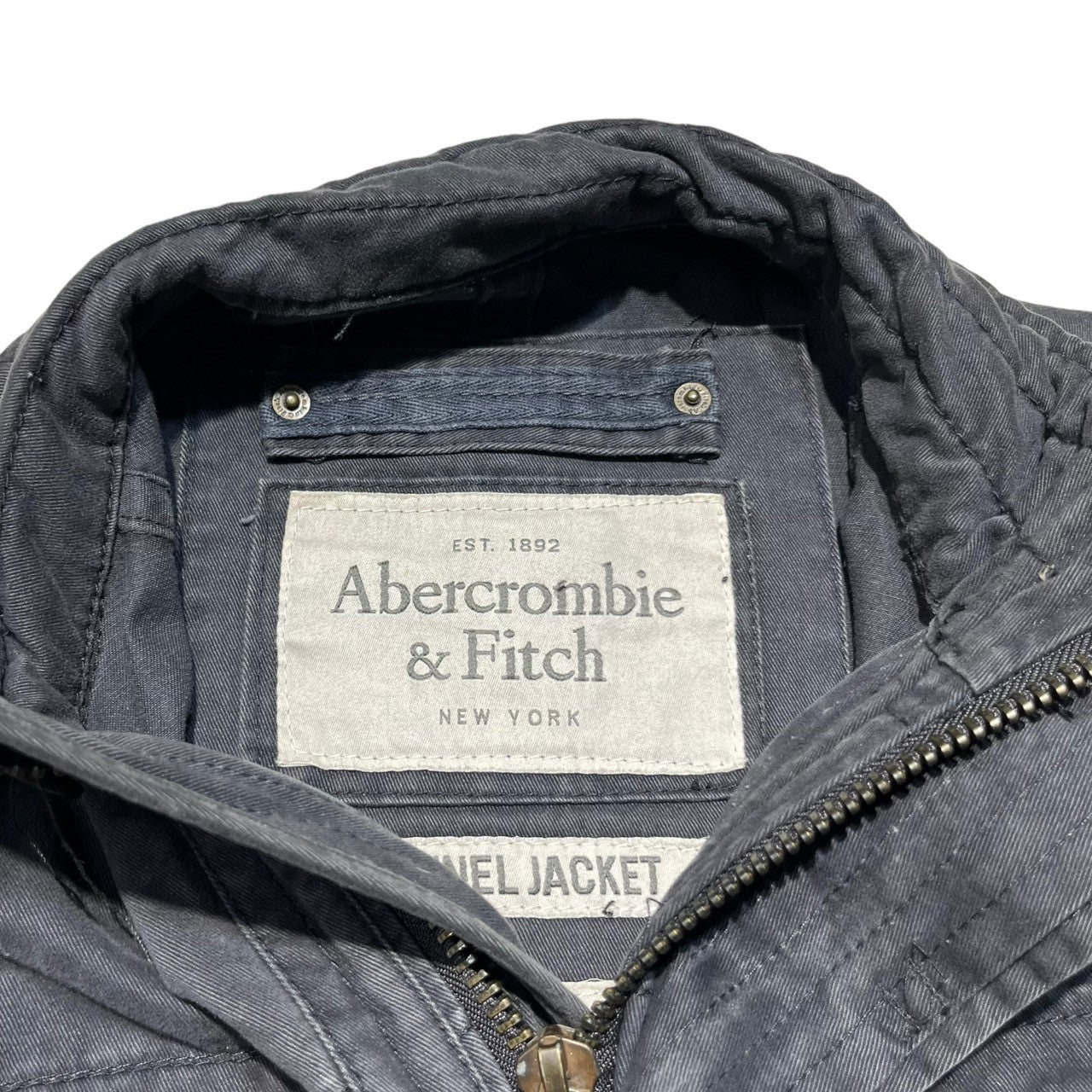 Abercrombie & Fitch(アバクロンビー&フィッチ) SENTINEL JACKET センティネル ジャケット M-65タイプ SIZE XL ダークグレー ヴィンテージ加工