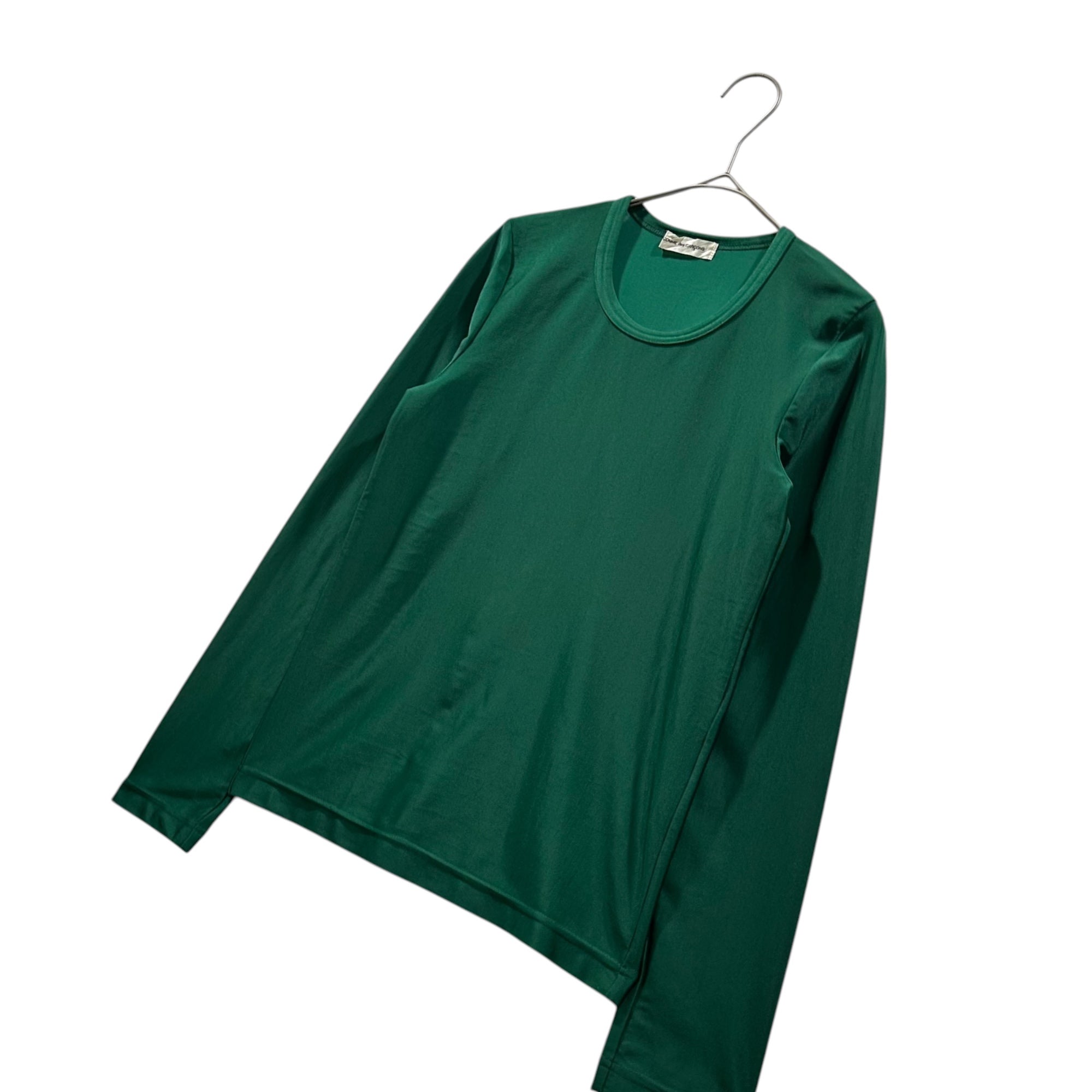 COMME des GARCONS(コムデギャルソン) 1990's Stretch L/S Cut & Sew Top ストレッチ 長袖 カットソー GT-040290 FREE グリーン AD1996 90年代