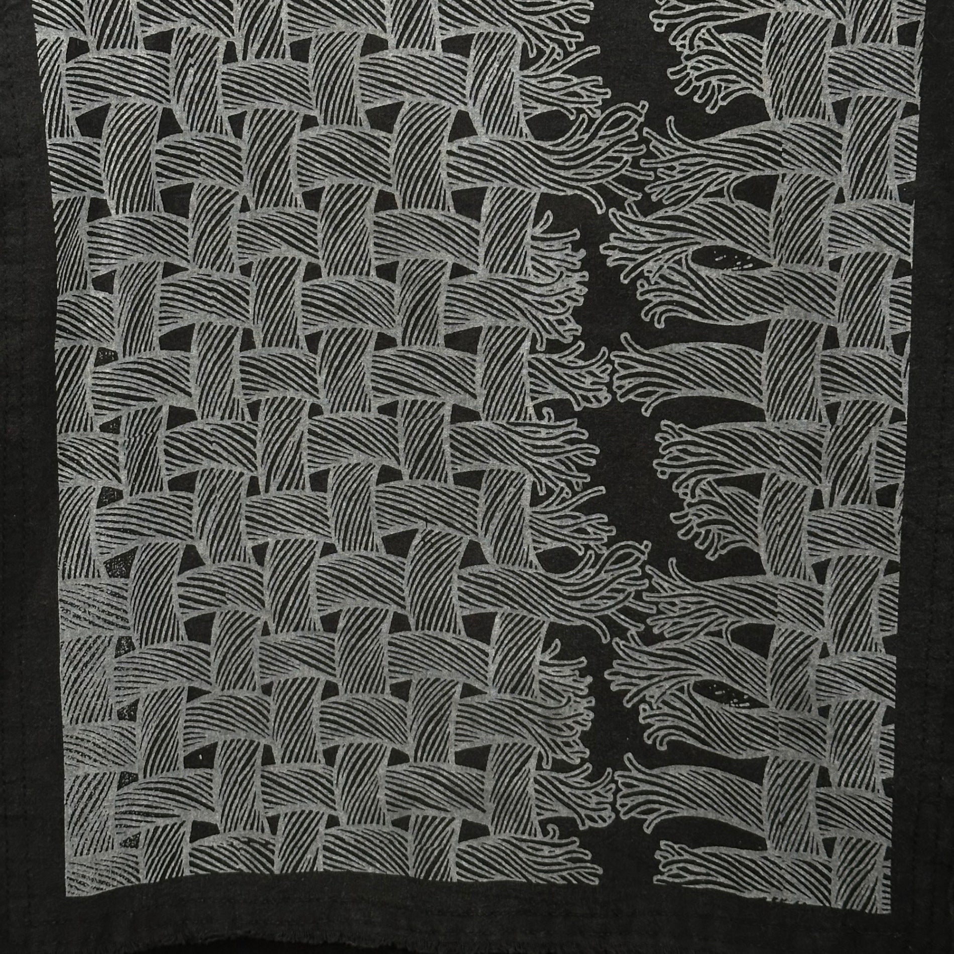 Nemeth(ネメス) Hard Work Screen Print Jersey - Swatch Patchwork Nemeth(ネメス) Hard Work Screen Print Jersey - Swatch Patchwork