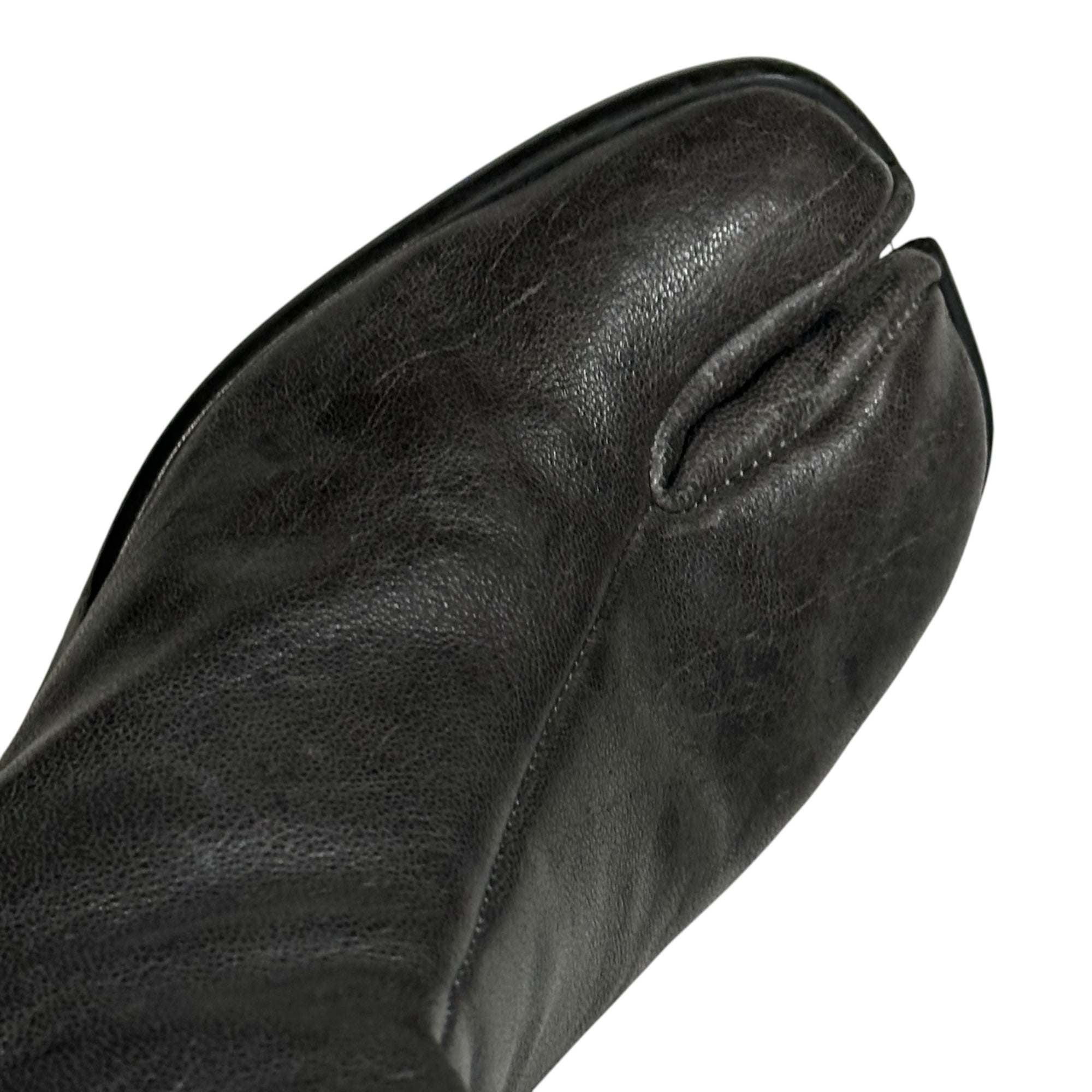 MAISON MARGIELA(メゾンマルジェラ) TABI ANKLE BOOTS H60 足袋 アンクル ブーツ 6cm 41 チャコールグレー タビ