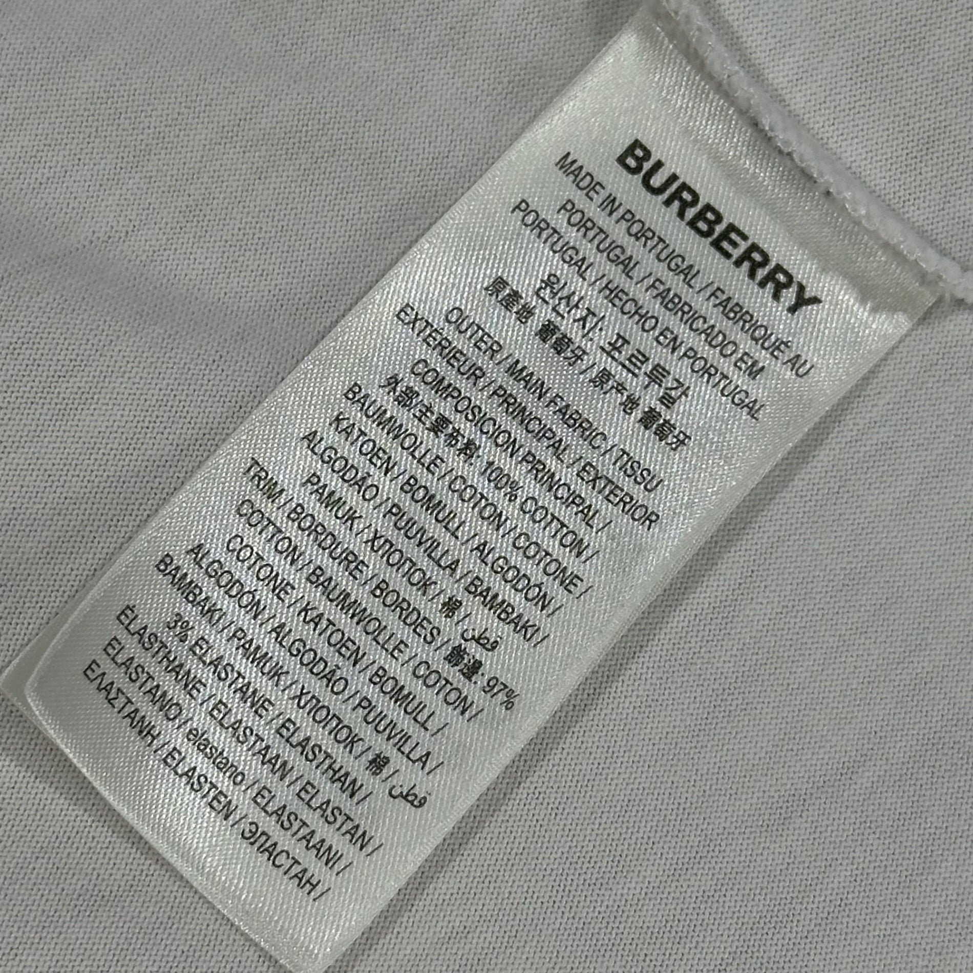 BURBERRY(バーバリー) 2020AW Labyrinth of Love T-shirt ラビリンス オブ ラブ グラフィック プリント Tシャツ 4565680 S ホワイト