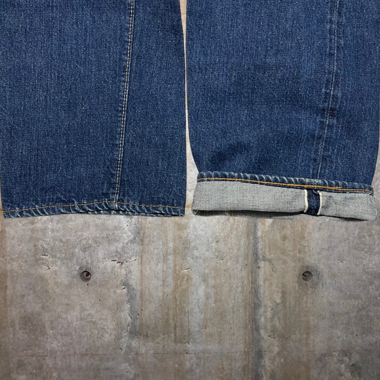 Levi's(リーバイス) 70's 66前期501 vintage denim pants/ヴィンテージデニムパンツ/ストレート 表記無し(W37程度) インディゴ/濃紺 70年代 70s スモールe  赤耳
