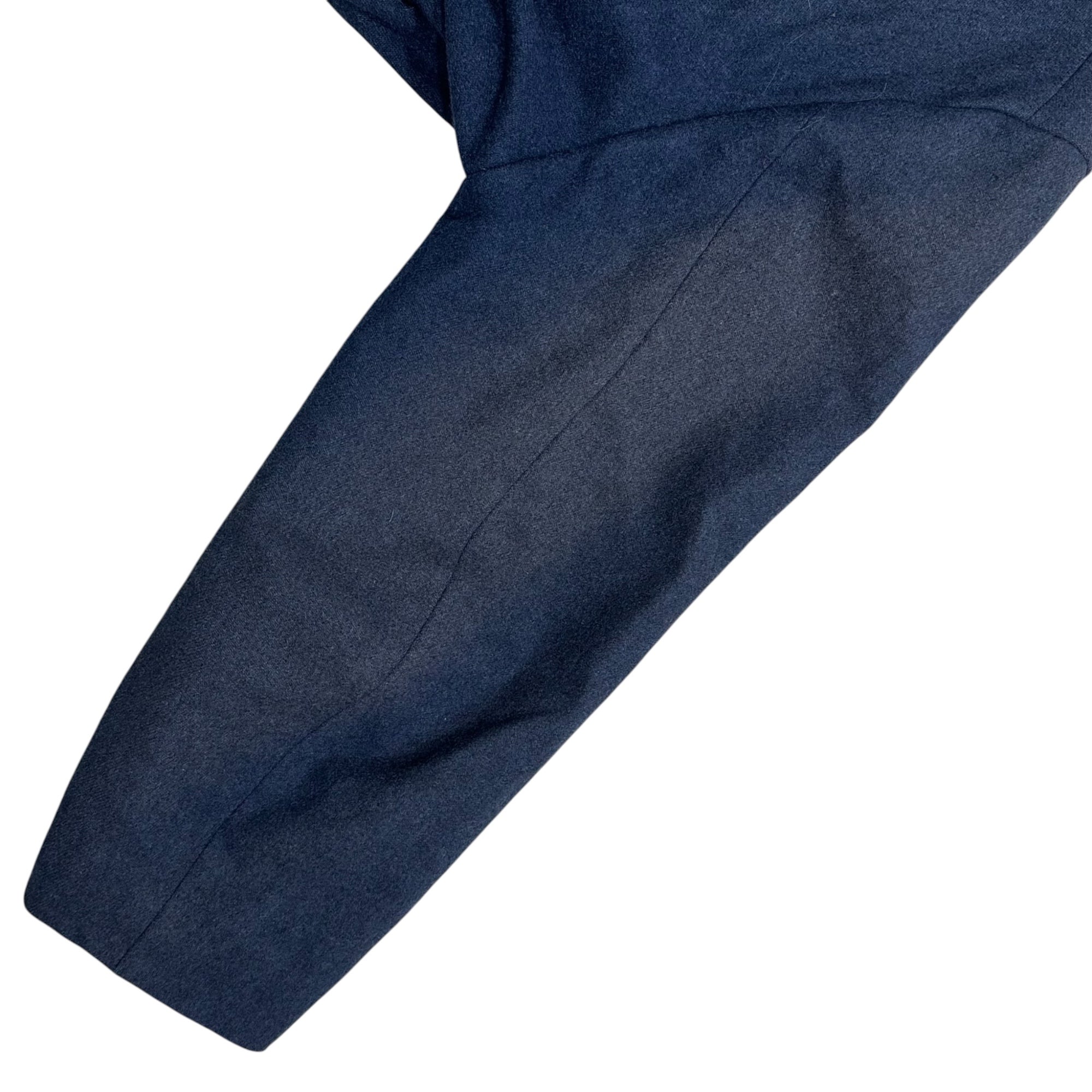 Jens(イェンス) matte suede over coat マット スウェード オーバー コート JNS-05011 FREE ネイビー ウール100% 腰紐有