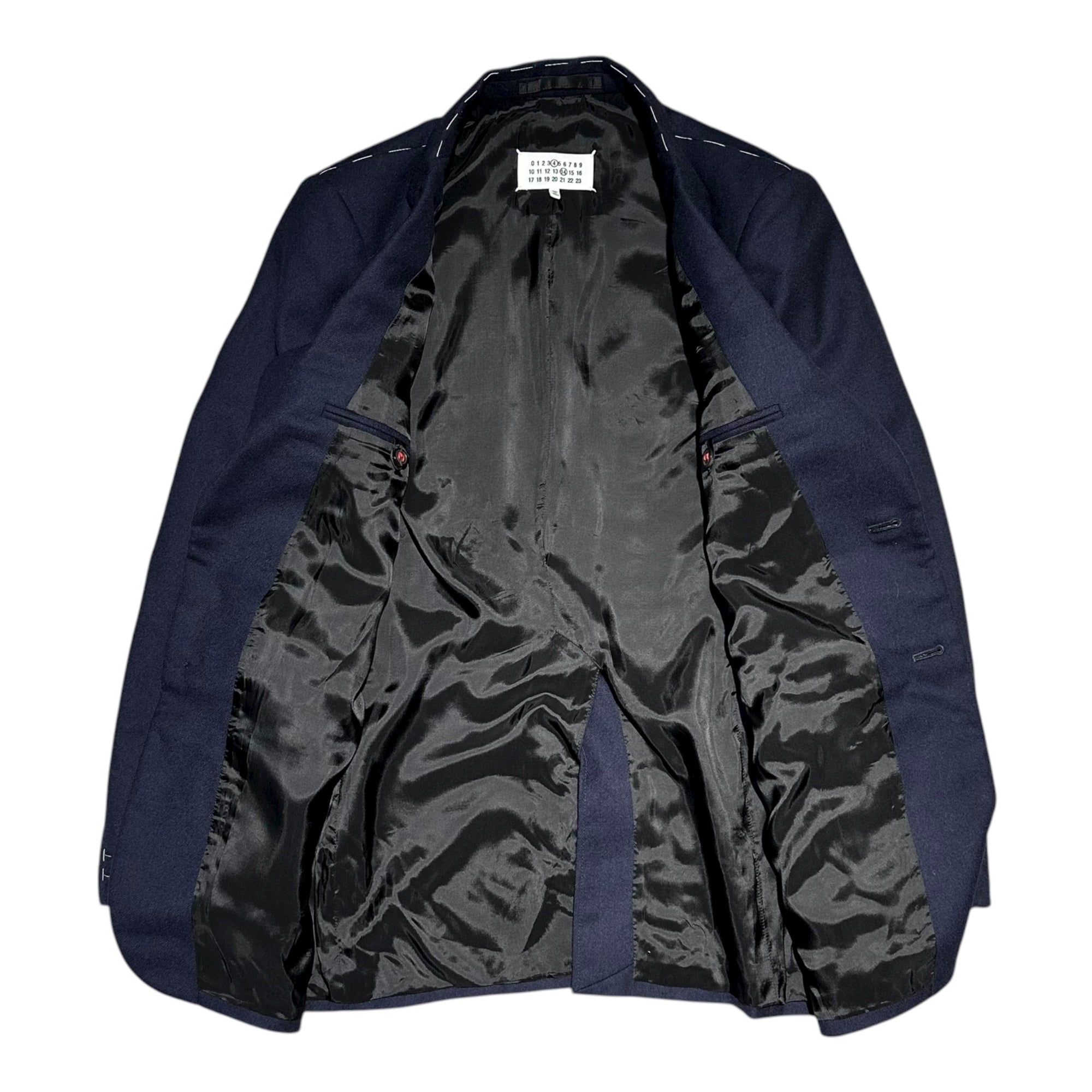メゾンマルジェラ テーラードジャケット ネイビー サイズ44 Maison Margiela（メゾンマルジェラ） Wool Jacket テーラード