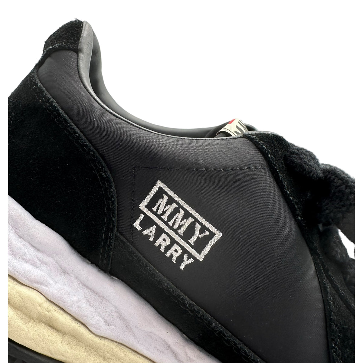 Maison MIHARA YASUHIRO(メゾンミハラヤスヒロ) "LARRY" OG Sole Mix Material Low-top Sneaker ローカット スニーカー A14FW703 45 ブラック