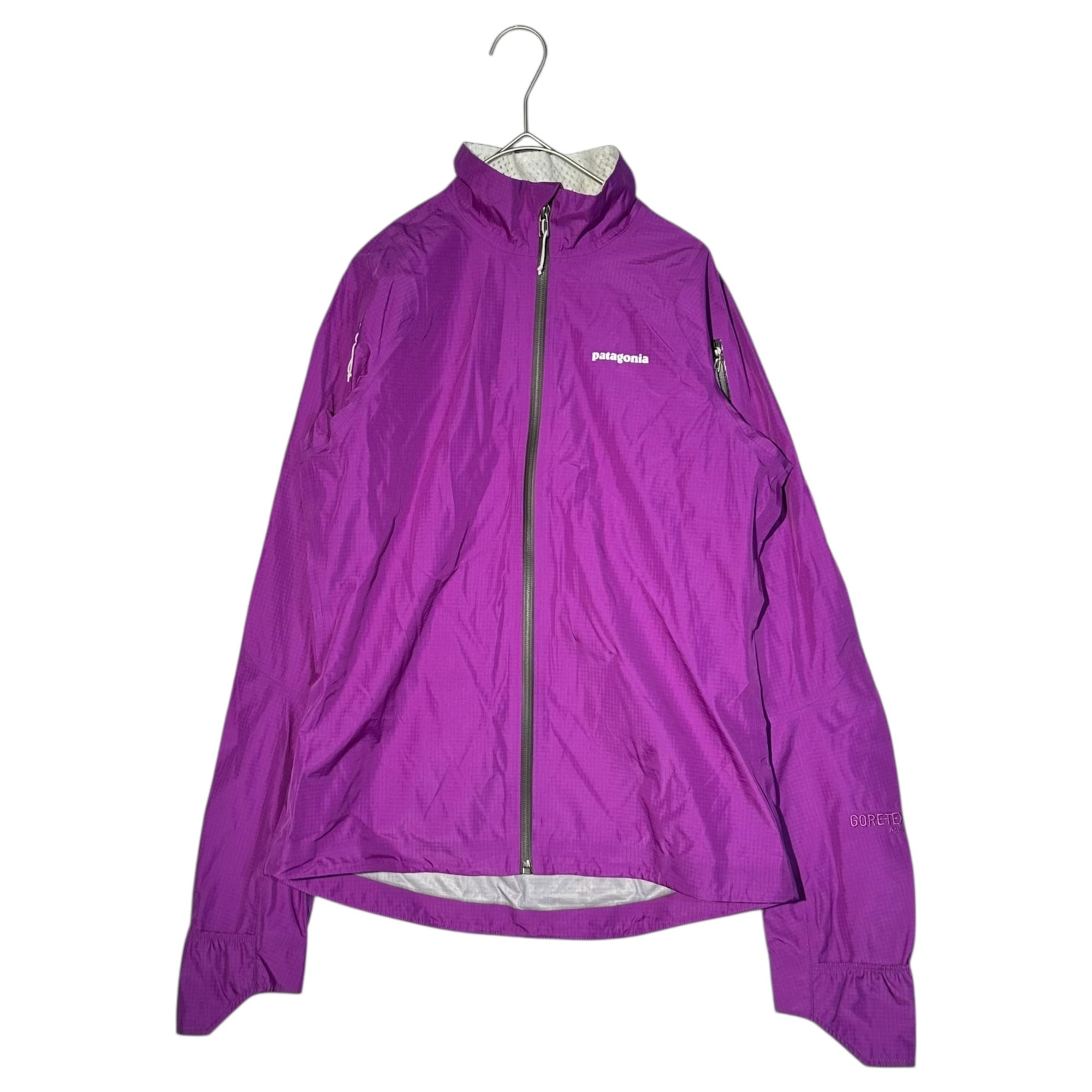 patagonia紫色 ナイロンジャケット ポケット付き 90s USA製 patagoniaパタゴニア シェルドシンチラ フリース