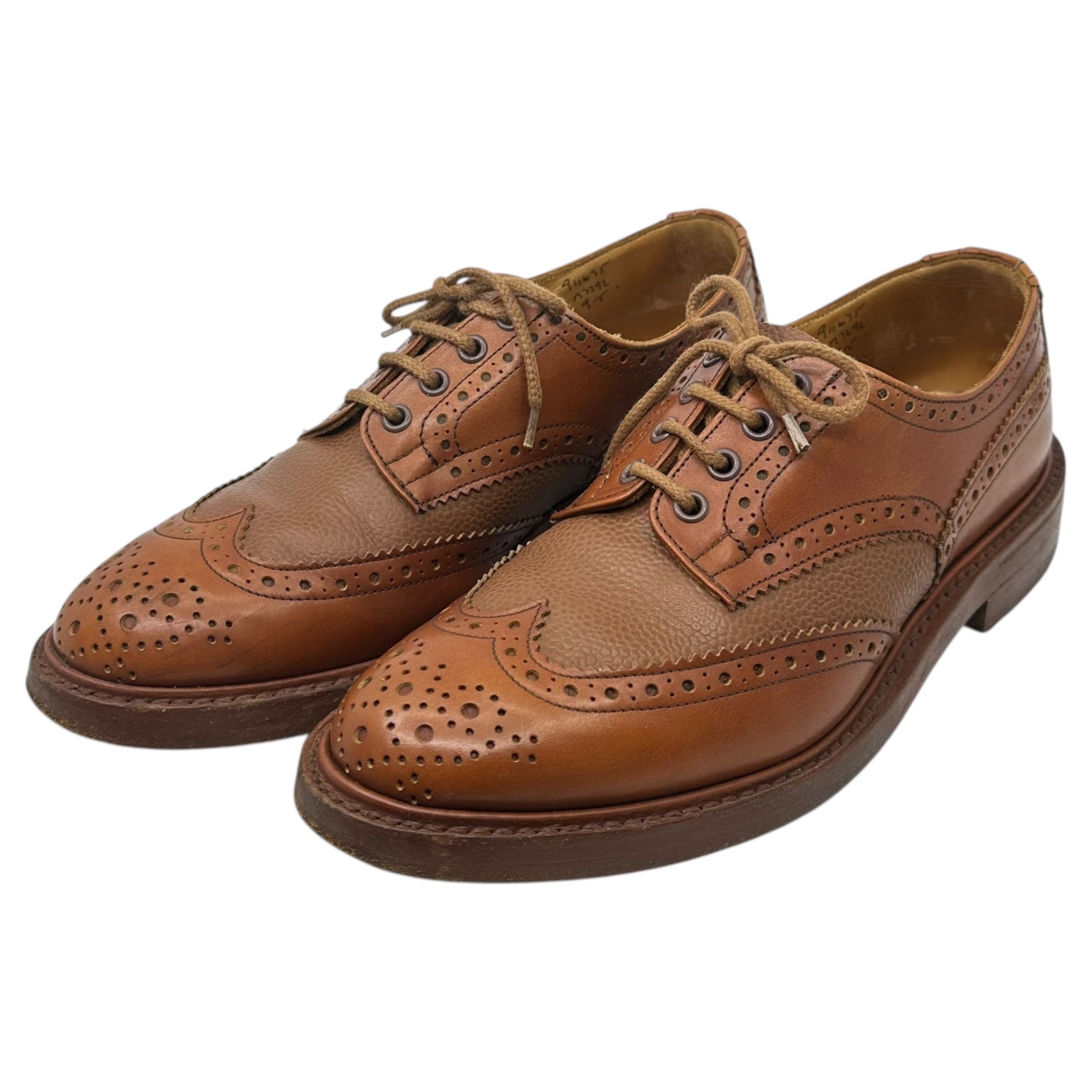 Tricker's(トリッカーズ) BOURTON バートン ウィングチップ レザー シューズ 9-5(27.5cm程度) ブラウン 革靴