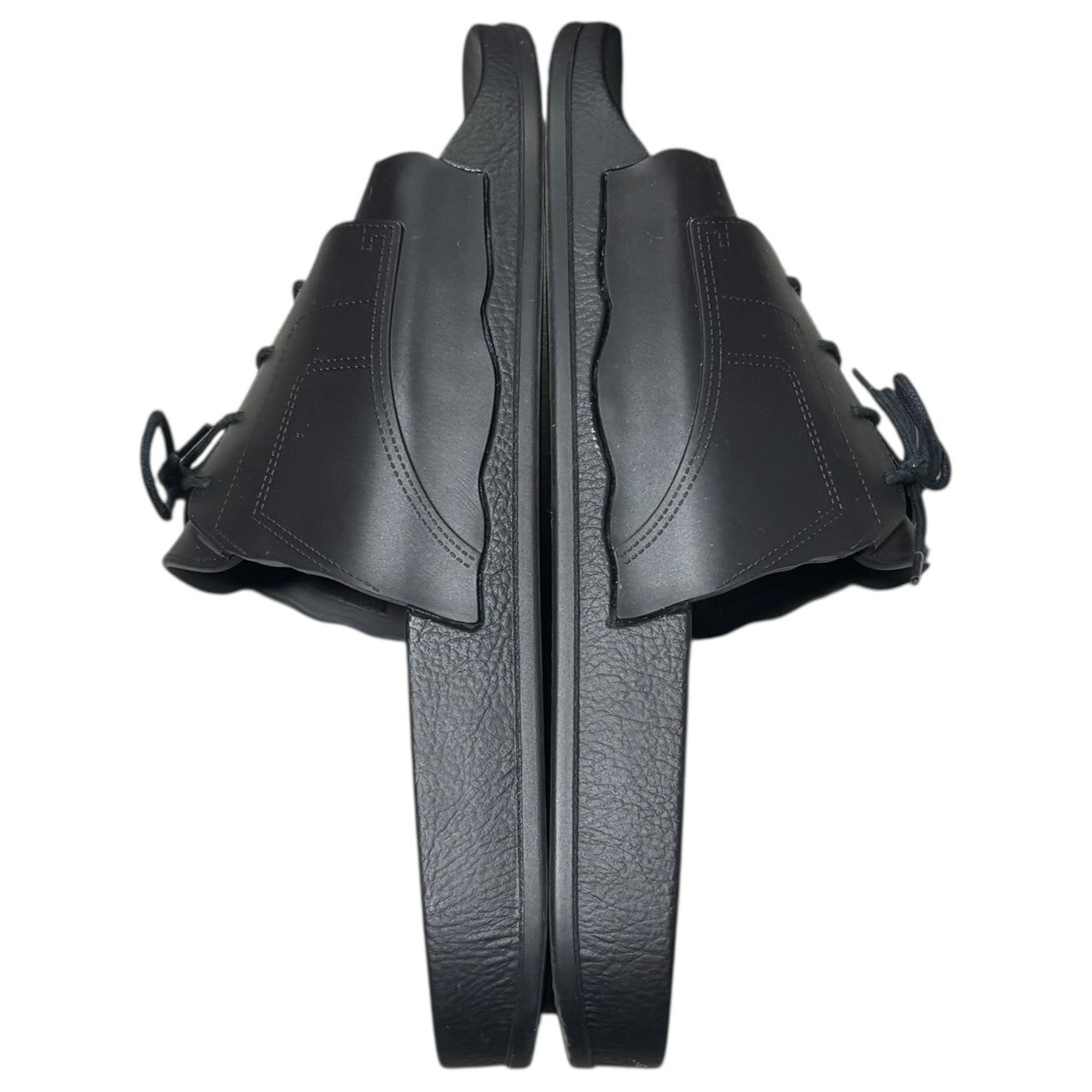 MAISON MARGIELA(メゾンマルジェラ) 23SS POOL SLIDES レースアップ ラバー スライド サンダル S57WX0080 40 ブラック