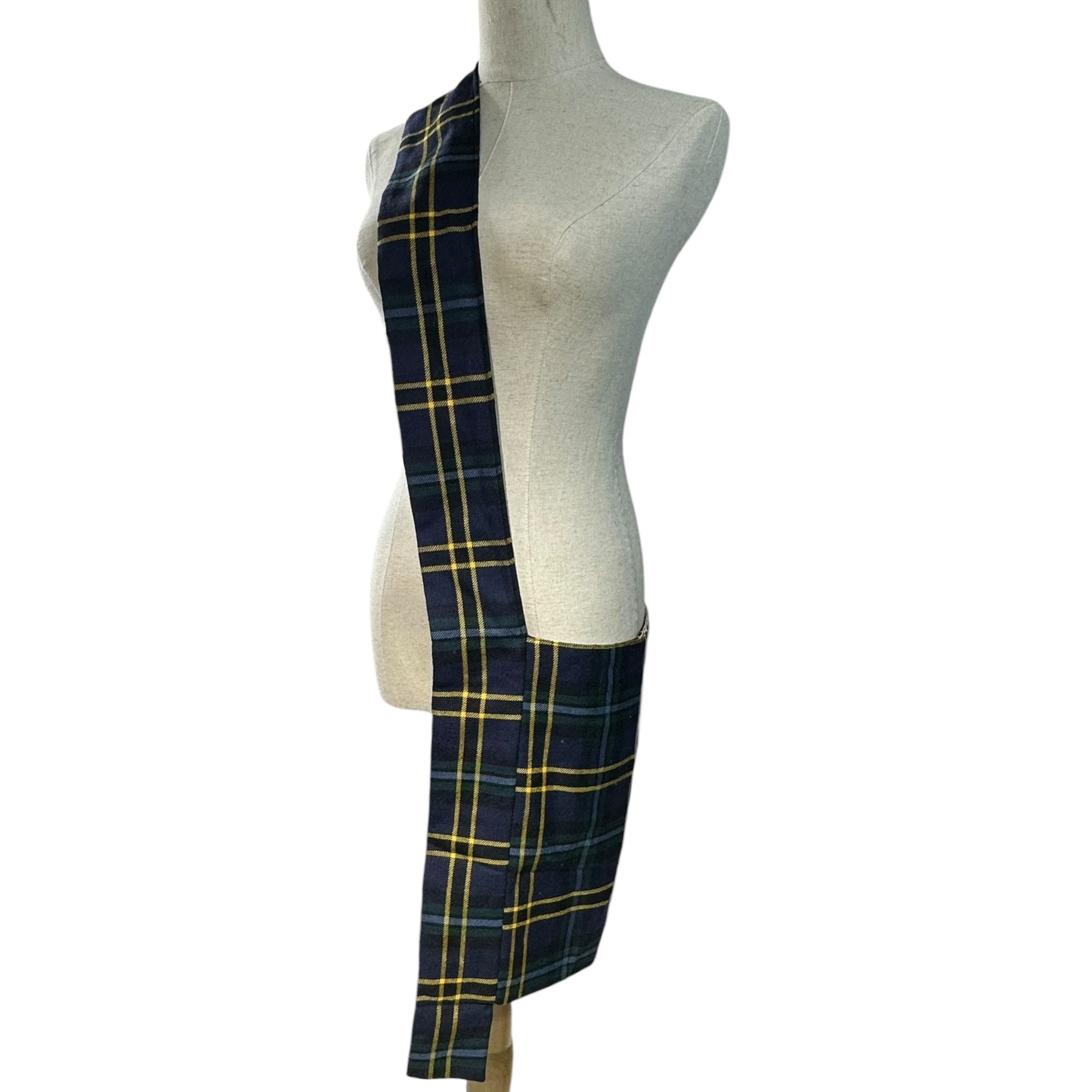 COMME des GARCONS COMME des GARCONS(コムデギャルソンコムデギャルソン) France made Tartan Check Wool Shoulder Bag タータンチェック ウール ショルダー バッグ S7SC07 ネイビー×グリーン フランス製