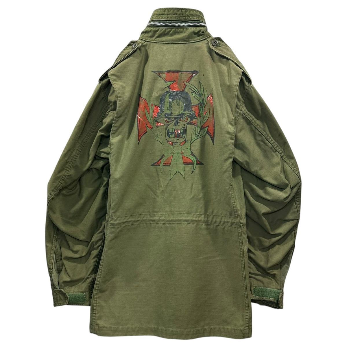 US ARMY(アメリカ軍) 1968's M-65 COAT, COLD WEATHER, FIELDフィールドジャケット 2ndモデル 8405-782-2936 REGULAR SMALL オリーブ 60年代 60's ヴィンテージ ミリタリー ワッペン