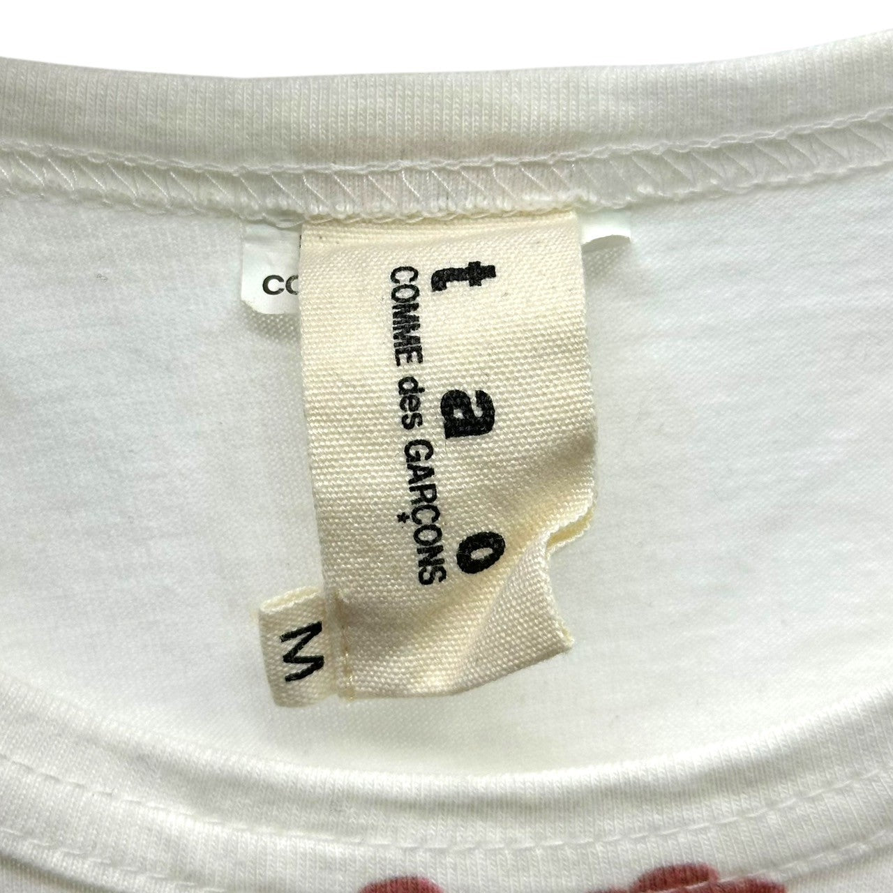 TAO COMME des GARCONS(タオコムデギャルソン) 11SS Floral Print S/S T-Shirt フラワー プリント 半袖 Tシャツ 3G-T020 M ホワイト AD2010