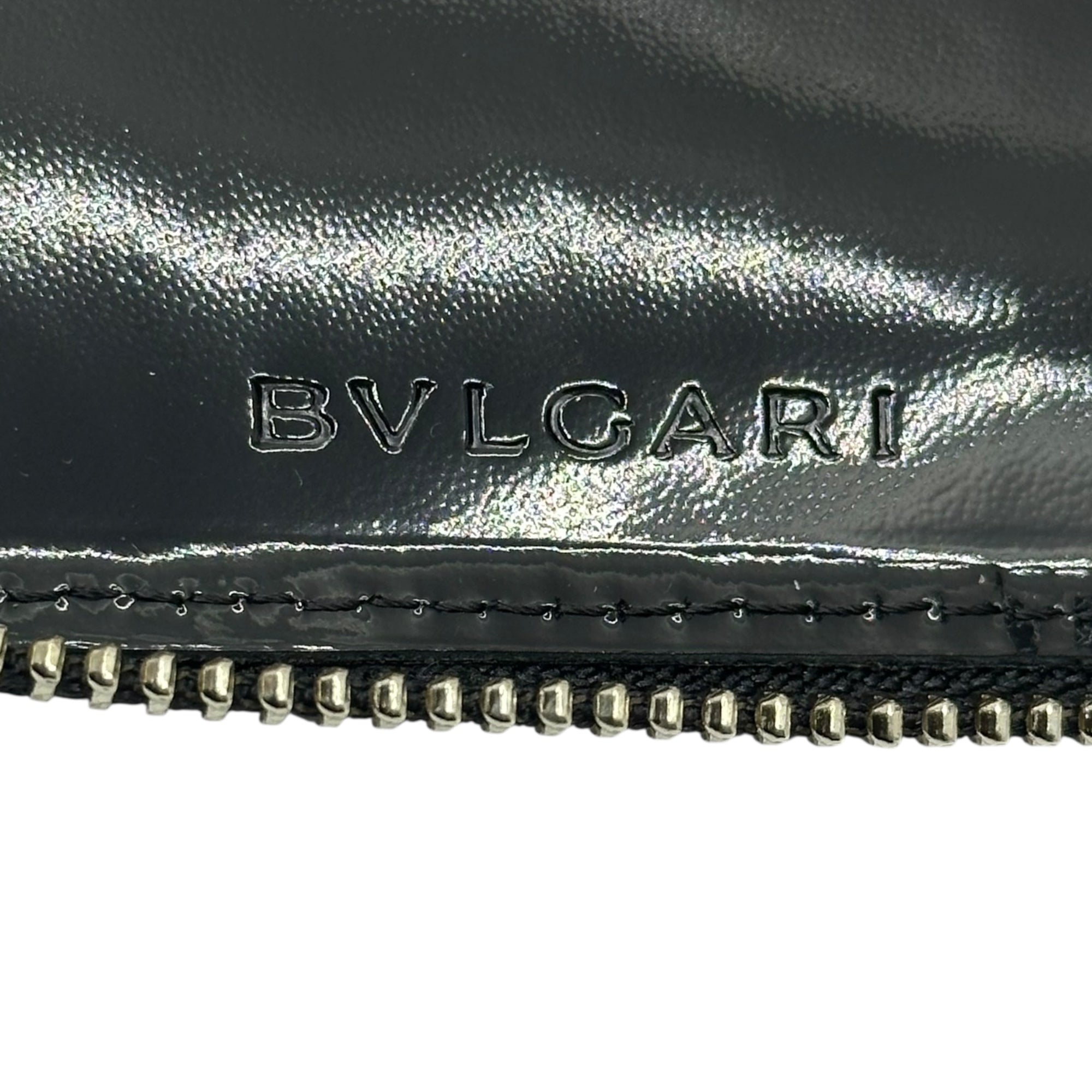 BVLGARI(ブルガリ) Logomania Denim Compact Wallet ロゴマニア デニム 小型 財布 インディゴ