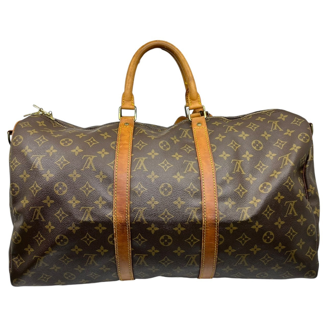 LOUIS VUITTON(ルイヴィトン) Keepall 50 キーポル 50 モノグラム M41426 ブラウン VI0960 ボストンバッグ 旅行鞄 パドロック・鍵付き