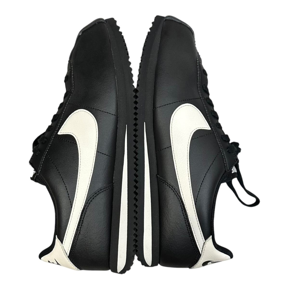 NIKE(ナイキ) W CORTEZ LEATHER コルテッツ DN1791 006 27cm ブラック×ペールアイボリー スニーカー