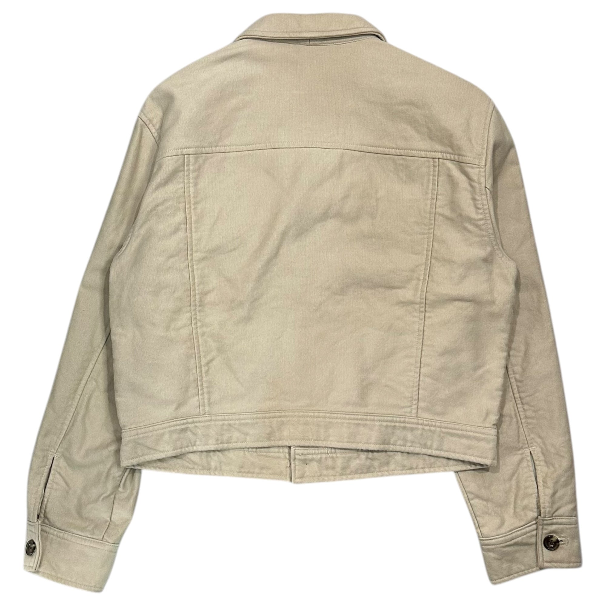i.s. ISSEY MIYAKE(アイエス イッセイミヤケ) 93AW Short Cotton Tracker Jacket ショート丈 コットン トラッカー ジャケット IS33-FC002 M ベージュ 90’s 90年代 ヴィンテージ アーカイブ