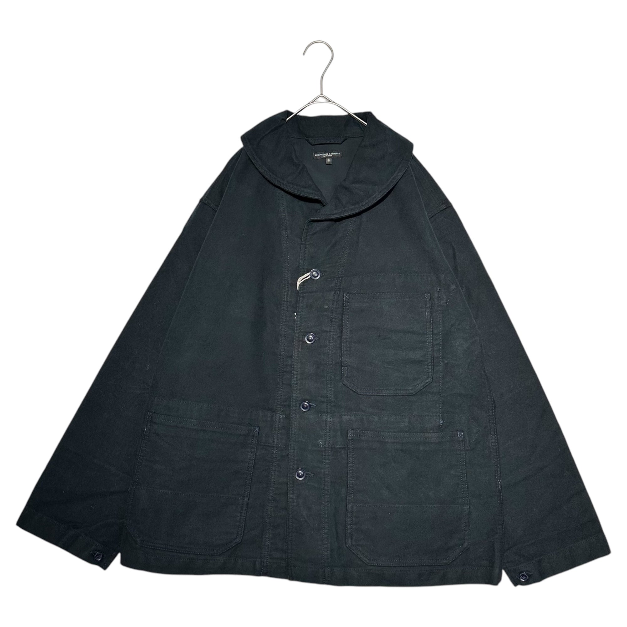 Engineered Garments(エンジニアードガーメンツ) BENSON JACKET MOLESKIN コットン モールスキン ベンソン ジャケット S ブラック