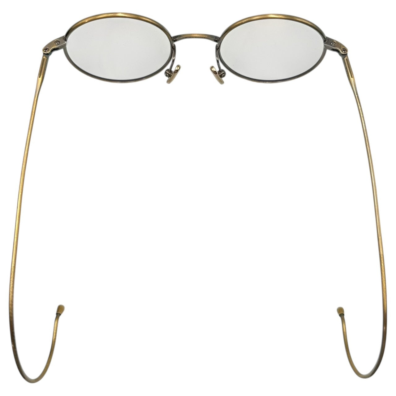 Native Sons(ネイティブサンズ) SEEGER 47 -  ANTIQUE GOLD ゼーガー 縄手 ラウンド メガネ クリア レンズ アンティークゴールド 眼鏡 メタル フレーム 丸
