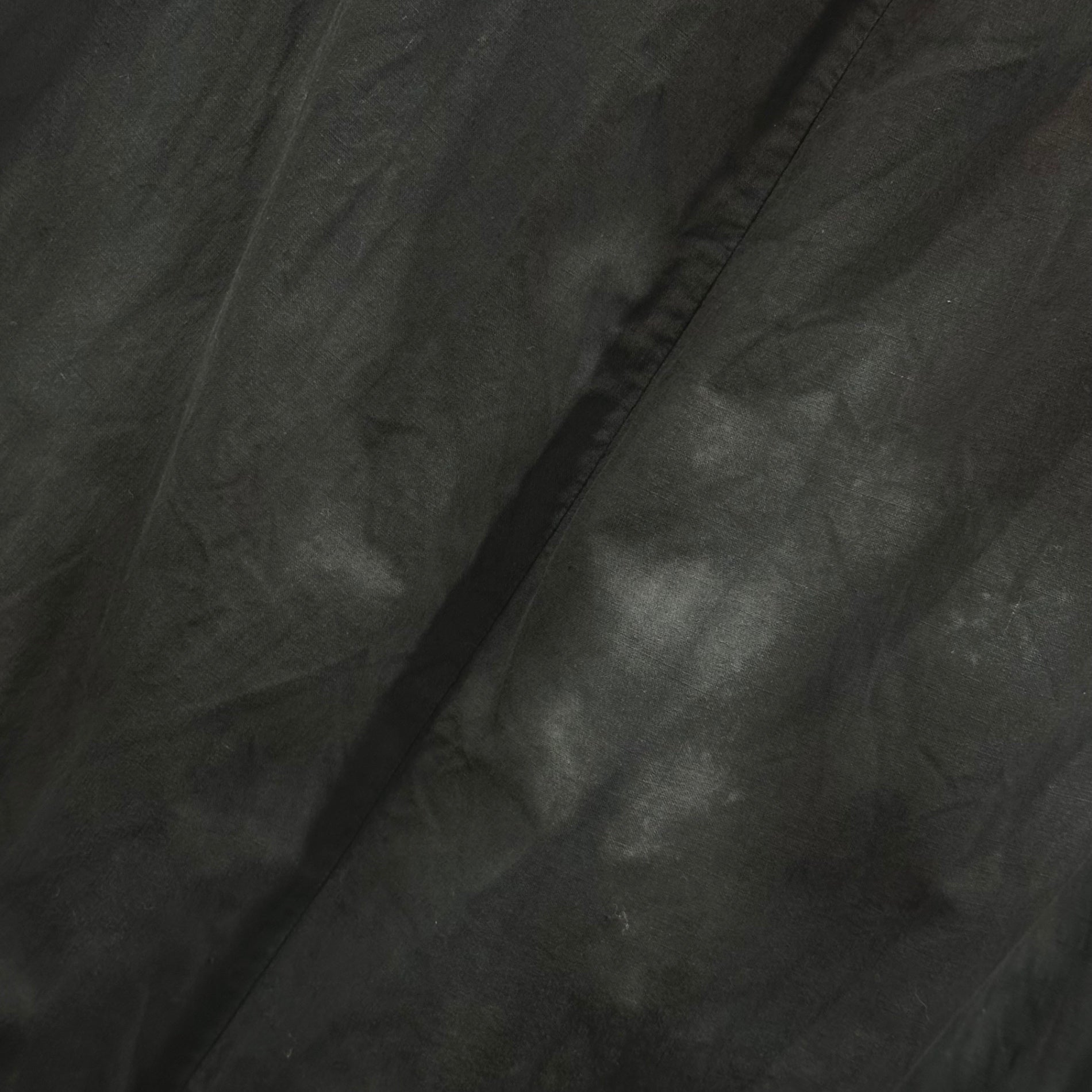 Euro antique(ヨーロッパアンティーク) 1920's~ cotton cutwork designlace hem long skirt 裾レースデザインのコットンロングスカート 表記無し(M程度) ブラック