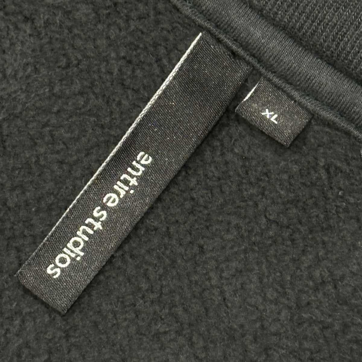 entire studios(エンタイアスタジオ) Full-zip hoodie フルジップアップ フーディー パーカー ES2106 XL ウォッシュブラック