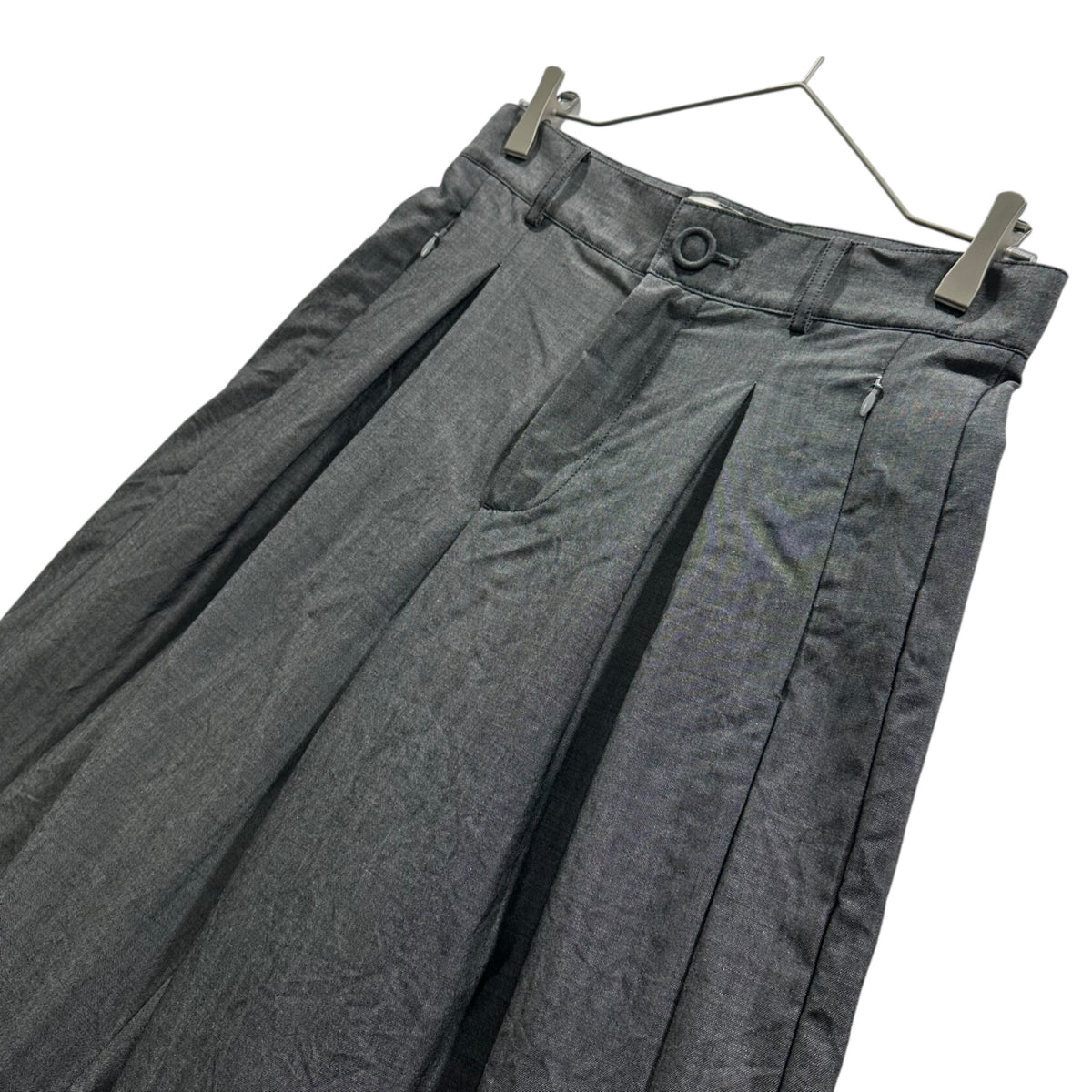 ORIMI(オリミ) 2025SS CROPPED BIG SLACKS クロップド ビッグ スラックス S25201 1 ライトグレー