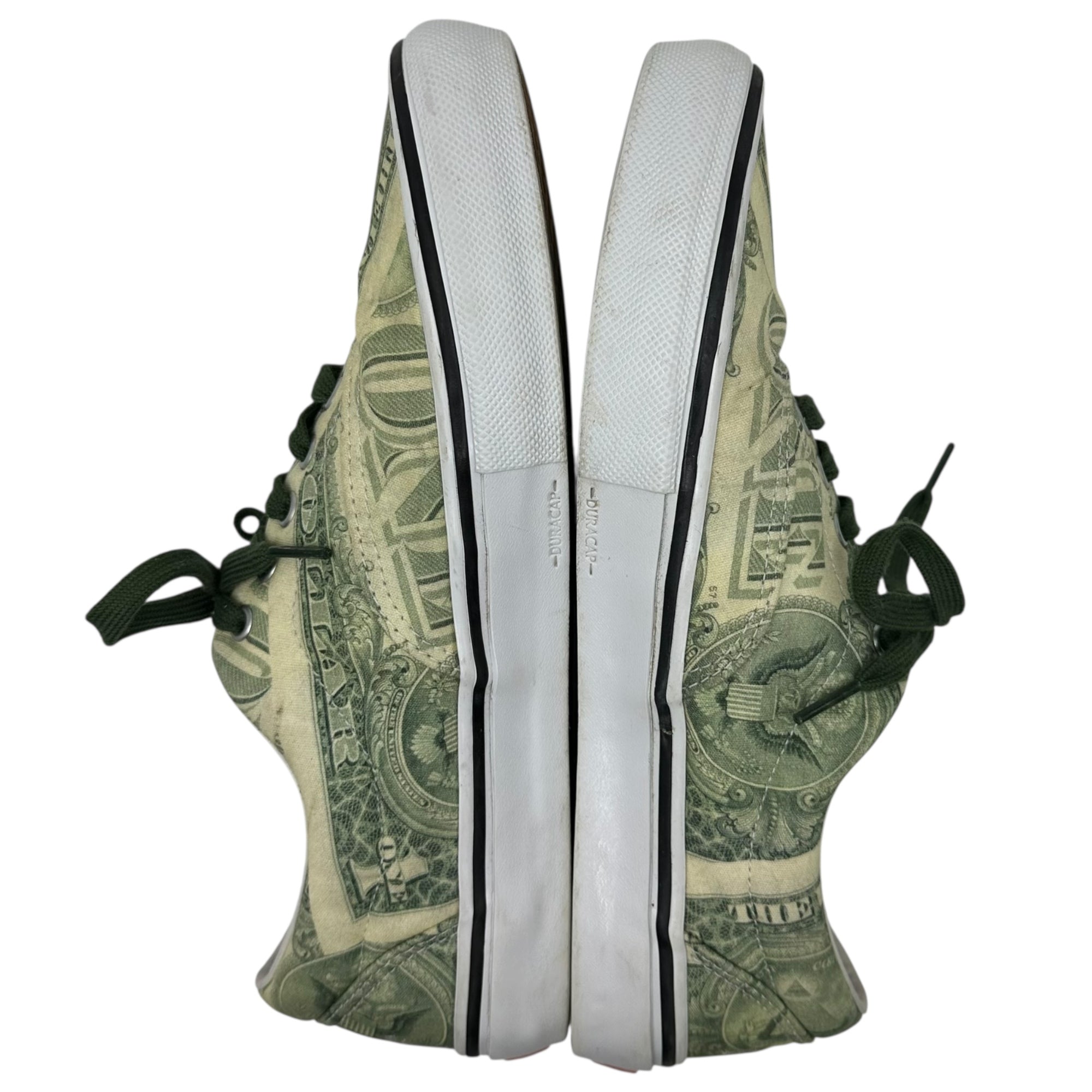 SUPREME×VANS(シュプリーム×ヴァンズ) SKATE ERA DOLLAR BILL GREEN エラ ダラー ビル グリーン 721454 27.5cm グリーン バンズ コラボ