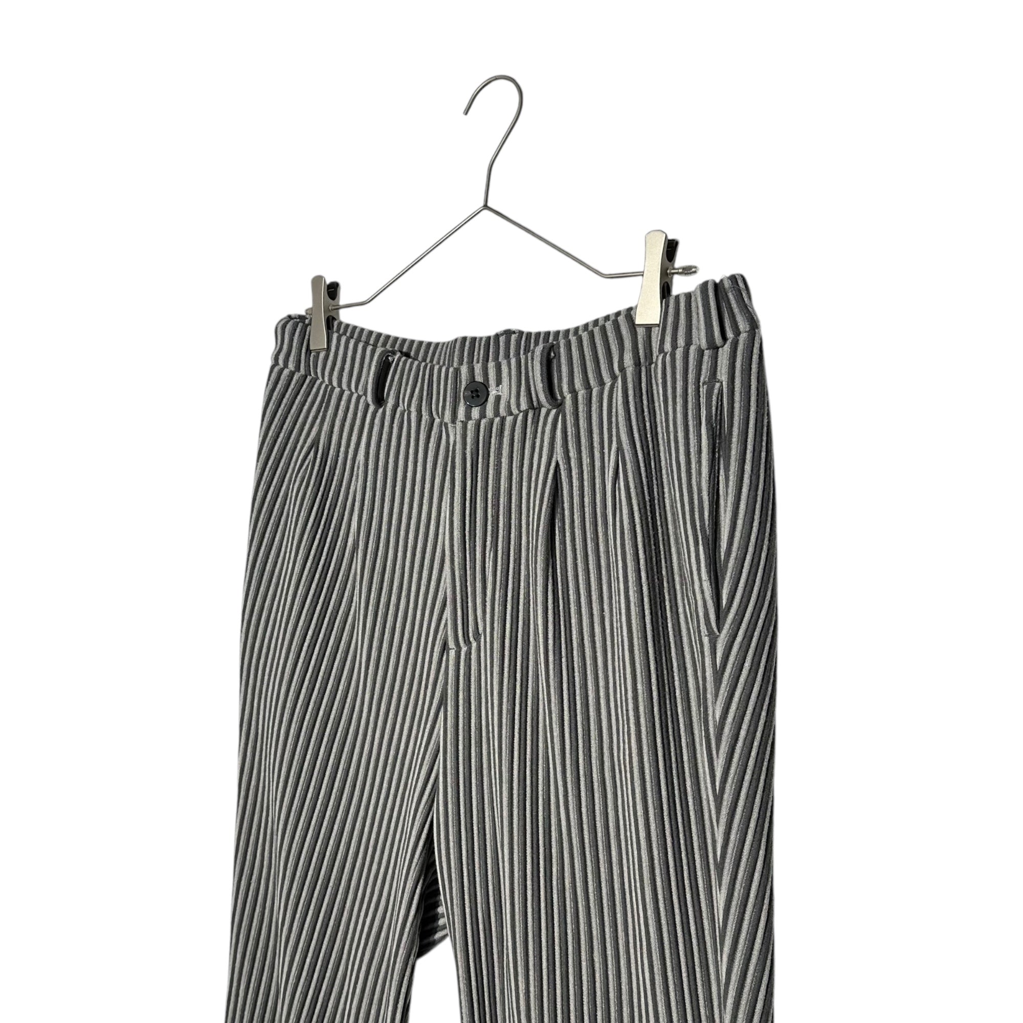 Jieda(ジエダ) 22SS RIPPLE TAPERED SLACKS リップル テーパード スラックス Jie-22SS-RP-PT01 1 グレー パンツ