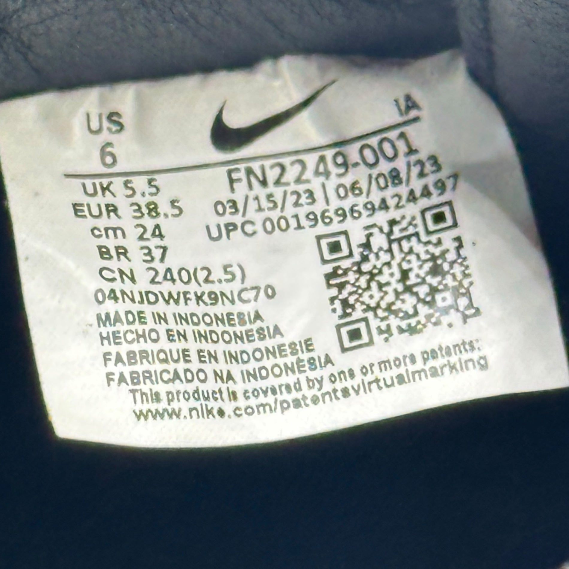 NIKE×BLACK COMME des GARCONS(ナイキ×ブラックコムデギャルソン) Tennis Classic "Black" テニス クラシック FN2249-001 24cm ブラック ローカット スニーカー コラボ