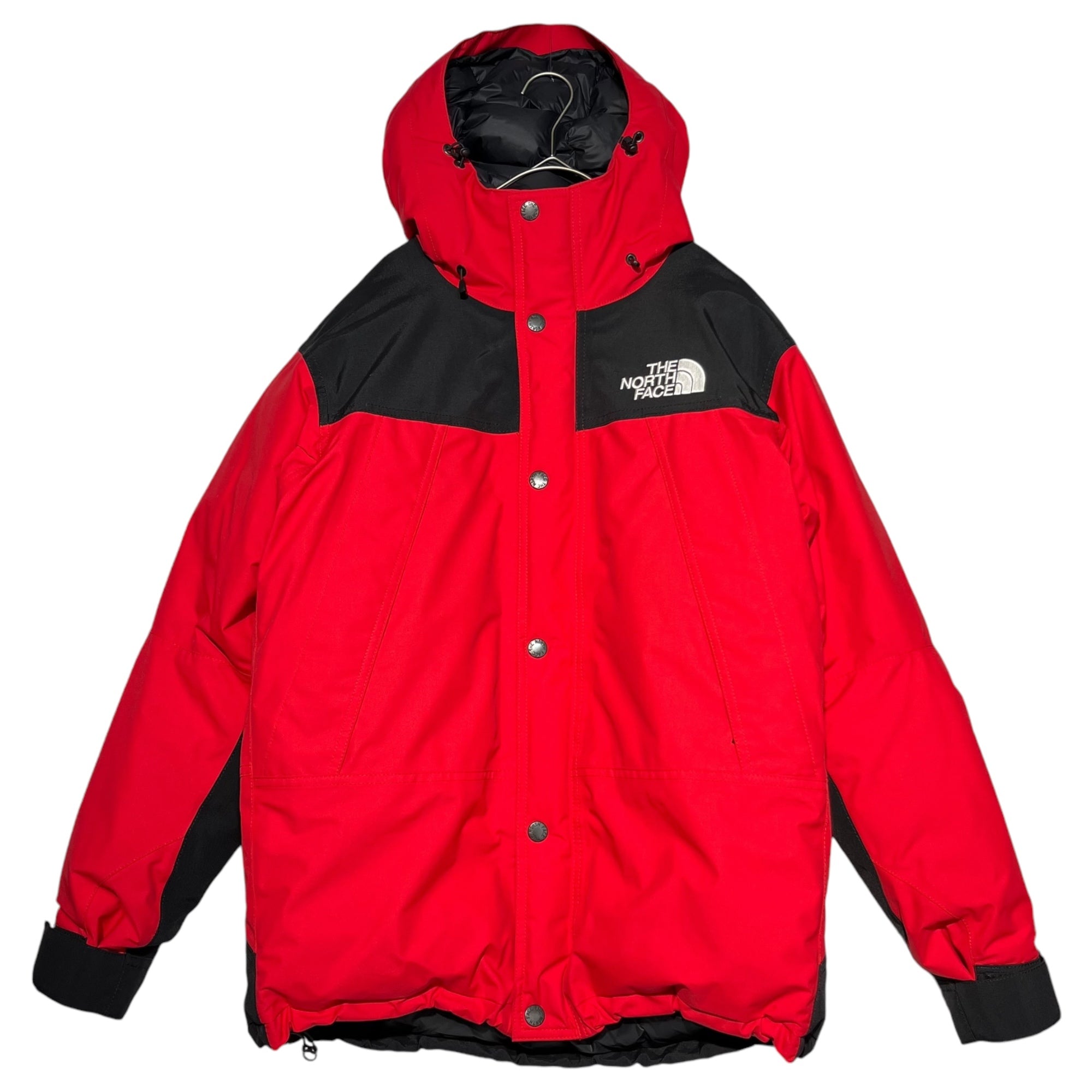 THE NORTH FACE(ノースフェイス) Mountain Down Jacket マウンテン ダウン ジャケット ND91930 M レッド×ブラック マウンテンパーカー アウトドア