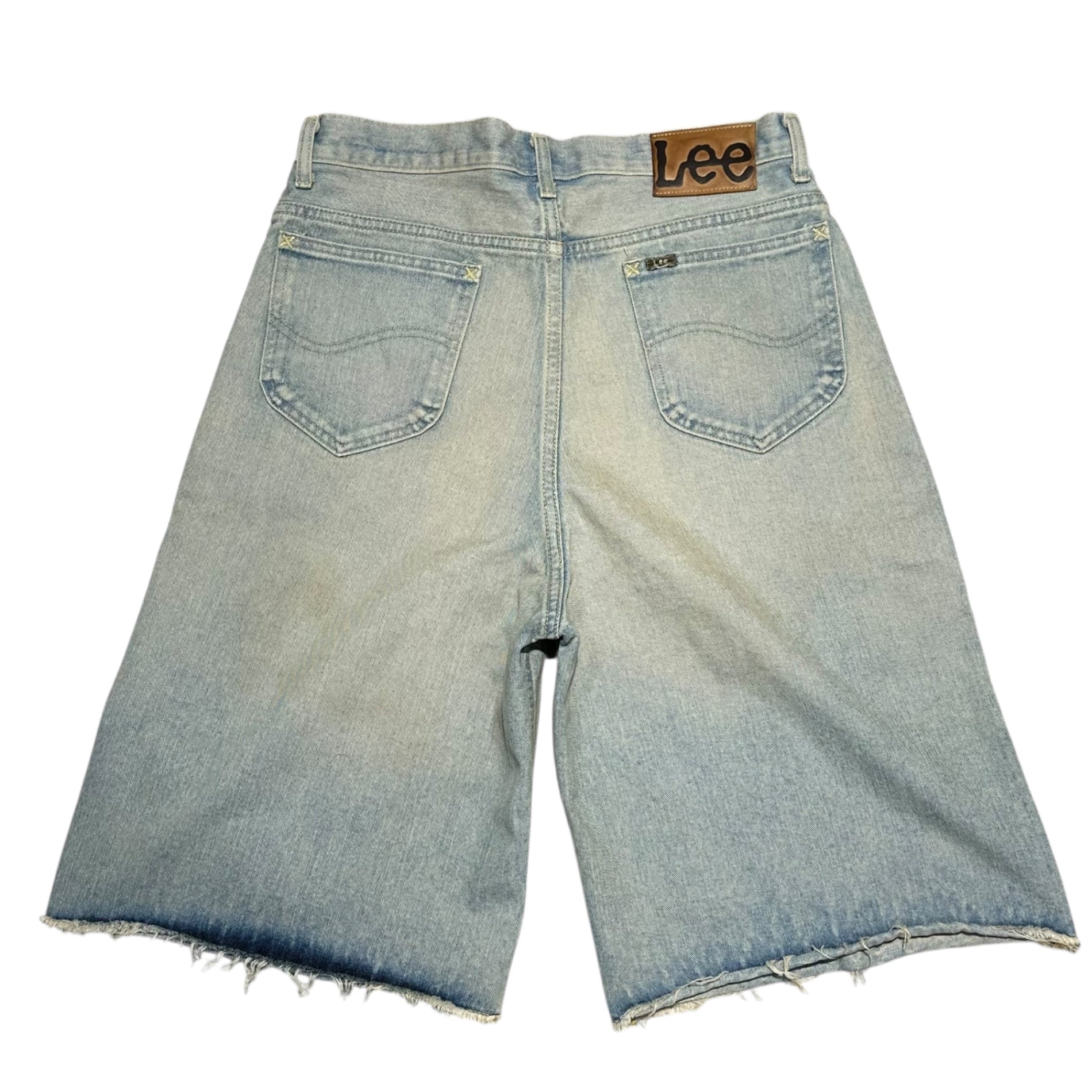 LEE(リー) RIDER WIDE SHORTS ライダー ワイド ショーツ デニム LM9831 M ライトインディゴ BEAMS等取扱