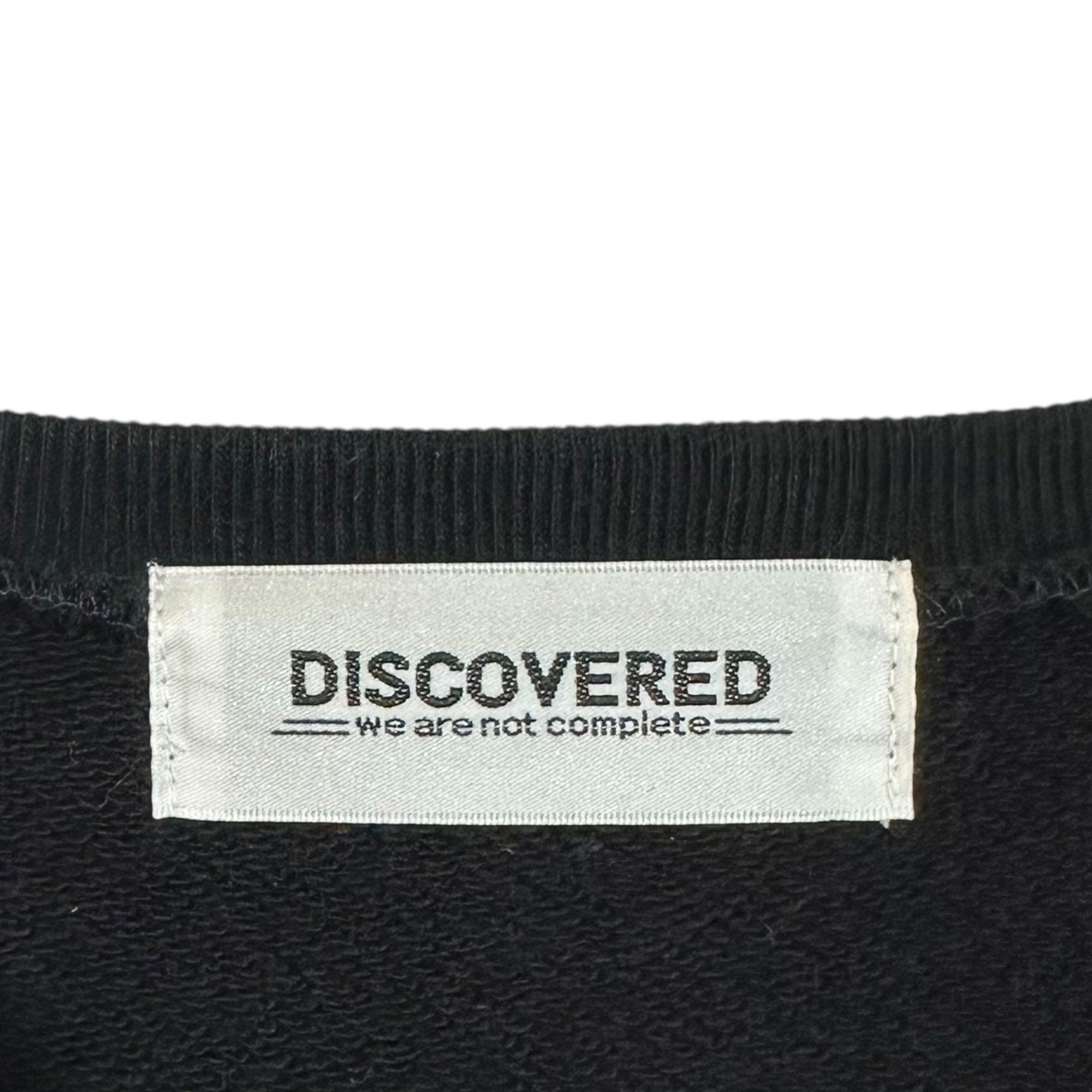 DISCOVERED(ディスカバード) 23AW SHELL STITCH SWEAT シェル ステッチ スウェット DC-23AW-CU-11 3 ブラック