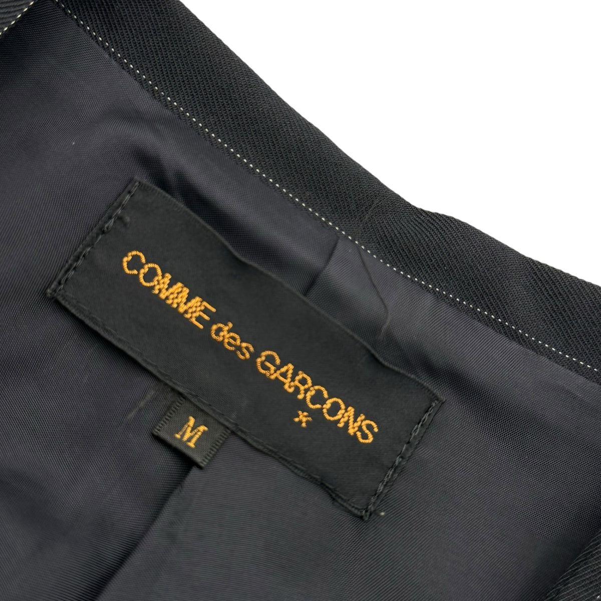 COMME des GARCONS(コムデギャルソン) 1993SS  Striped sleeveless jacket and skirt set-up ストライプ ノースリーブ ジャケット スカート セットアップ GV-11002 M ネイビー AD1993 90's 90年代