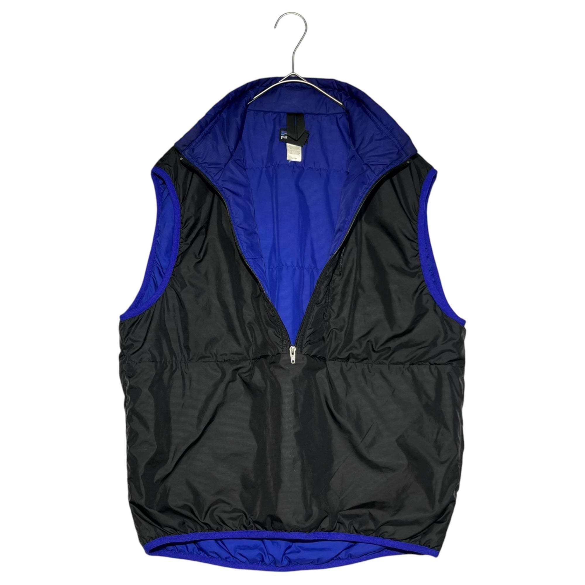 Patagonia(パタゴニア) 00's Puff ball pullover vest パフボール プルオーバー ベスト 84014 S ブラック×パープル 2000年秋製造 名作 中綿