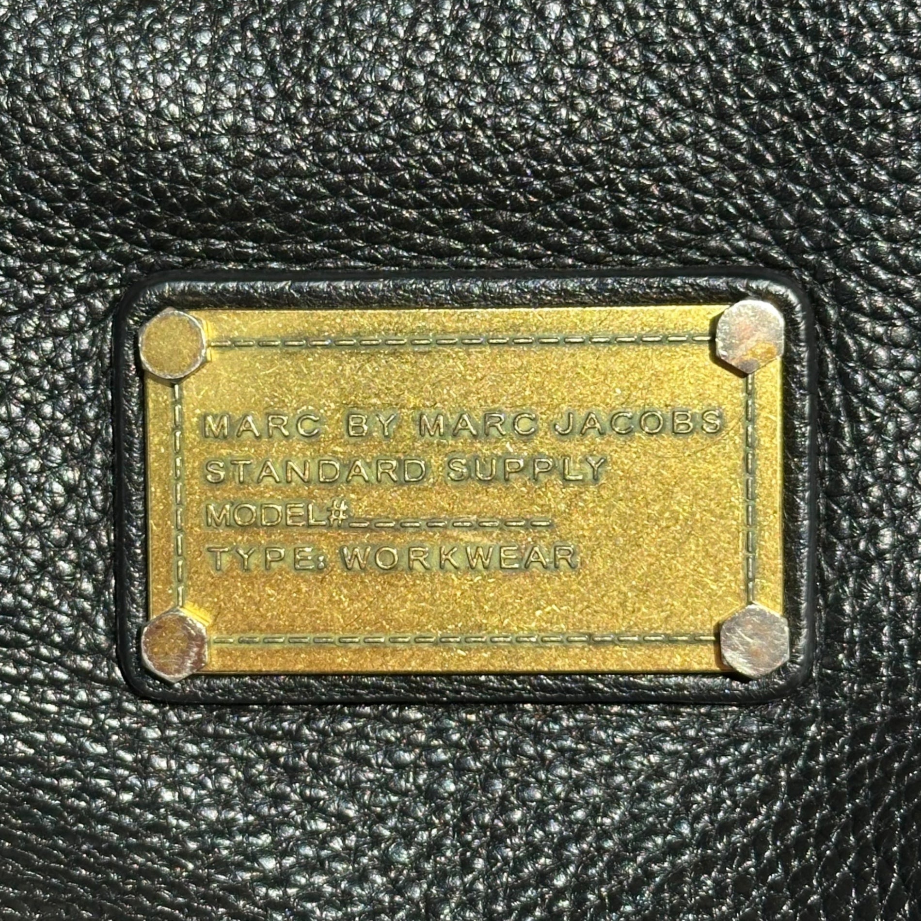 MARC by MARC JACOBS(マークバイマークジェイコブス) 2-Way Leather Shoulder Bag 2ウェイ レザー ショルダー バッグ ブラック