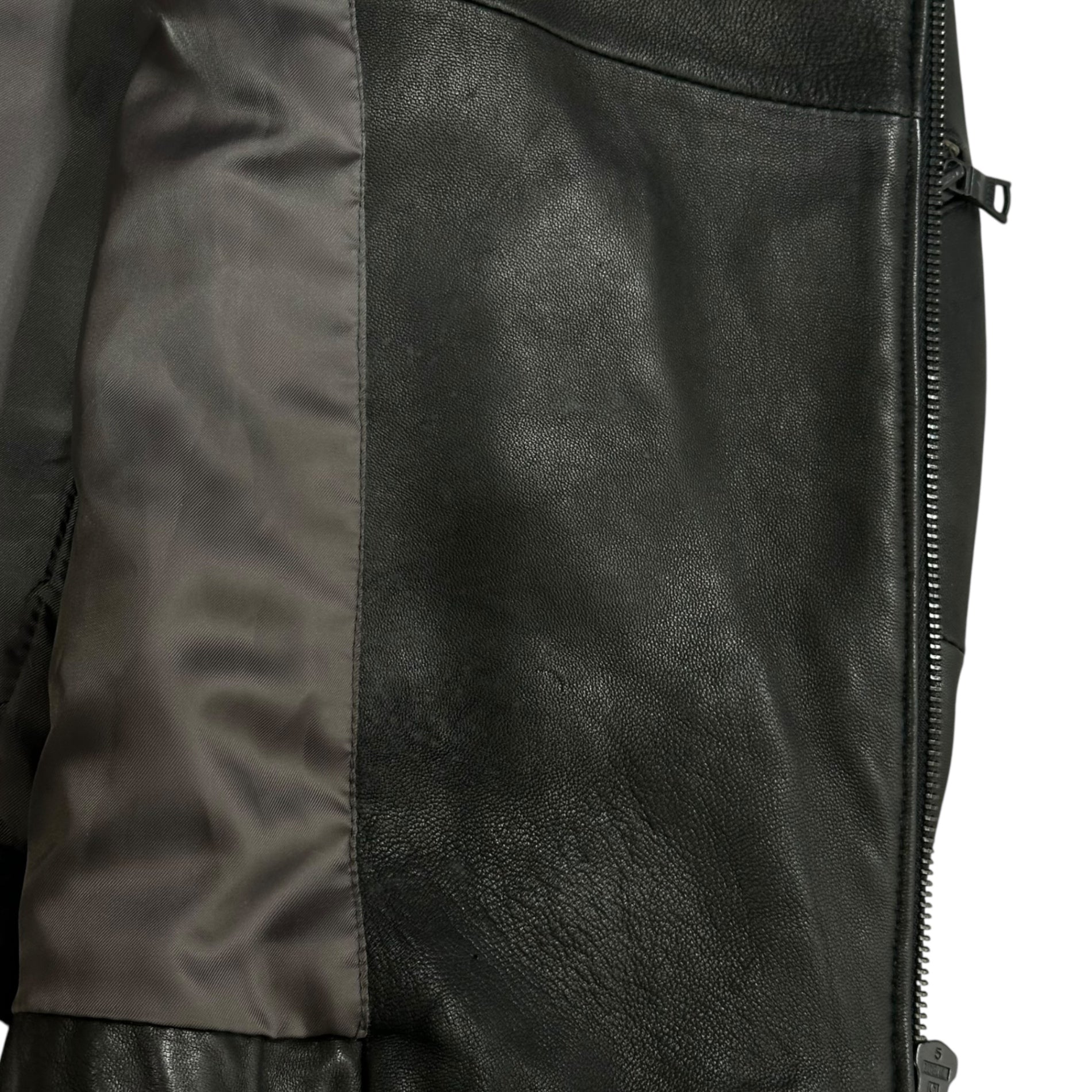 MAKIN JAN MA(マーキンヤンマ) 10SS Lamb Leather Studded Riders Jacket ラムレザー スタッズ ライダース ジャケット 10S-JY-01 M ブラック