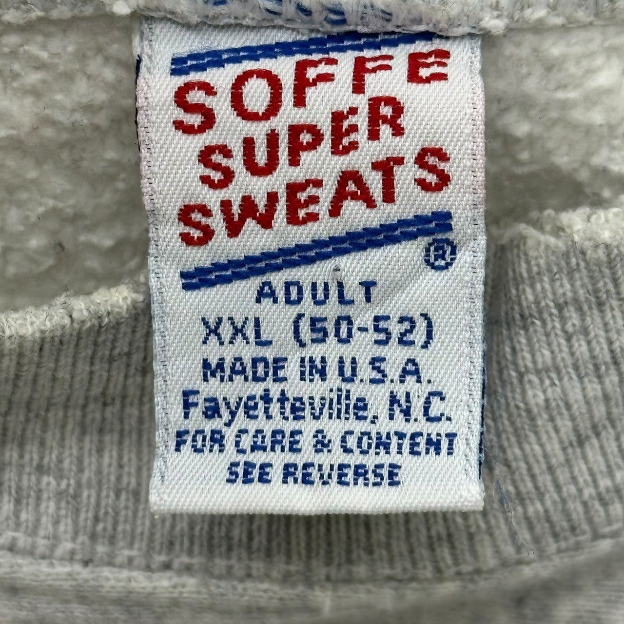SOFFE SUPER SWEATS(ソフィースーパースウェット) 80's~90's "BUCKNELL"  Vintage Sweatshirt ヴィンテージ スウェット XXL グレー 80年代～90年代 ビッグサイズ